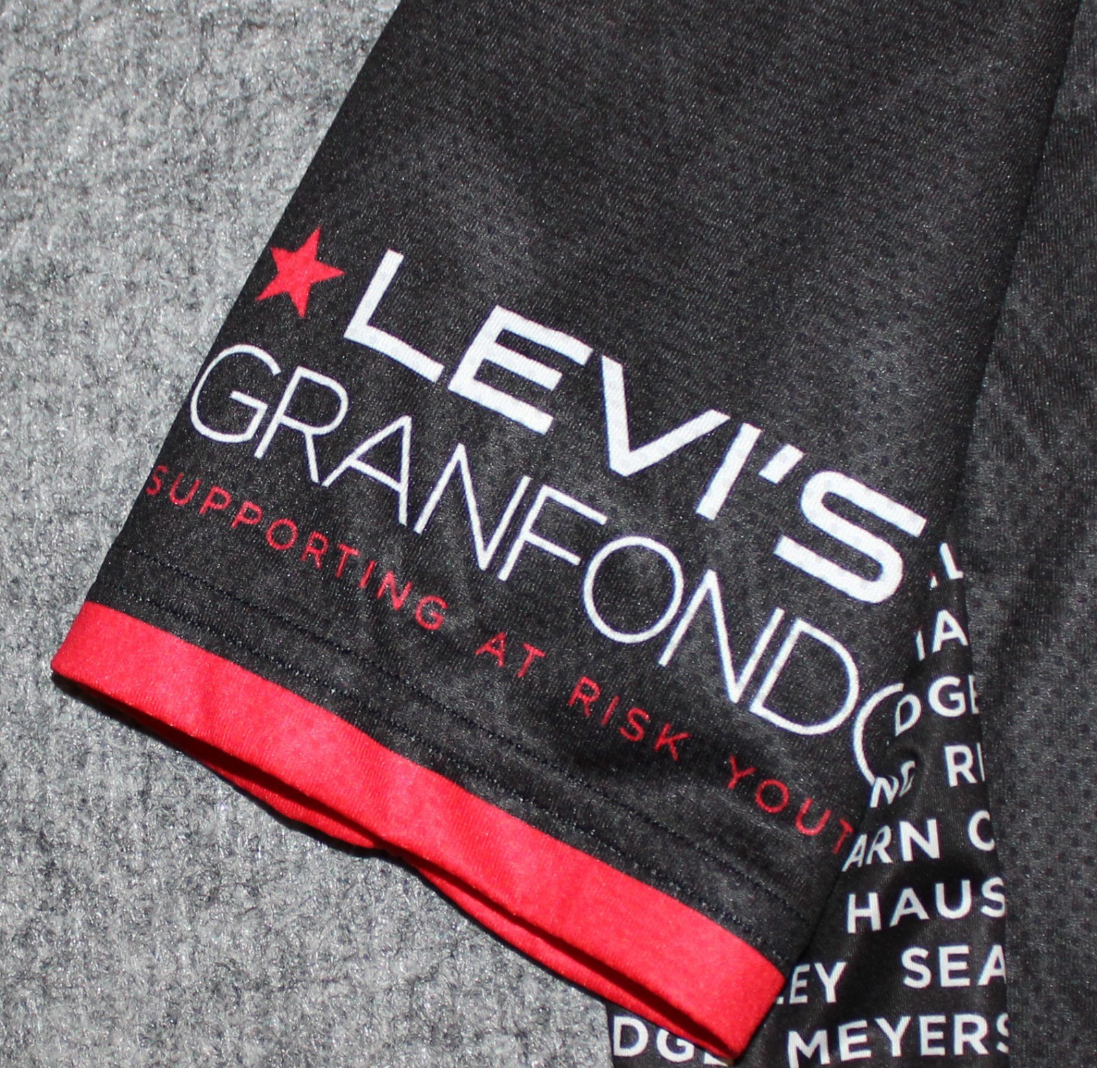 BIEMME MEN’S CORE FULL ZIP + Levi’s Granfondo Ride Race Cycling sz S Bike Jersey