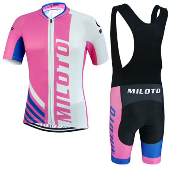 Pink Women’s Cycling Jersey and (Bib) Shorts Padded Kit Bike Bicycle Wear S-5XL