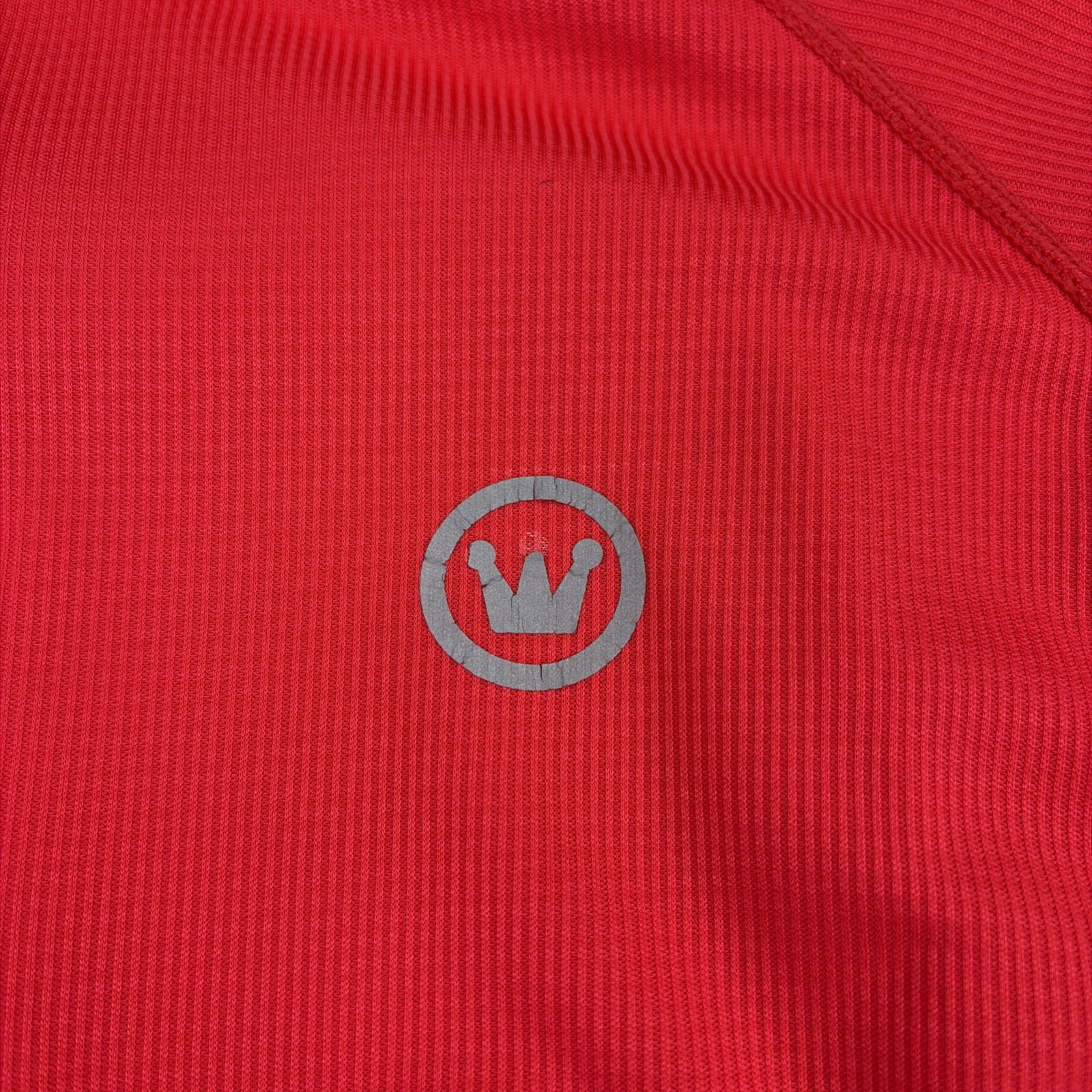Canari Men’s Small Cyclewear Cycling Jersey Red Back Pouches Reflective Full Zip