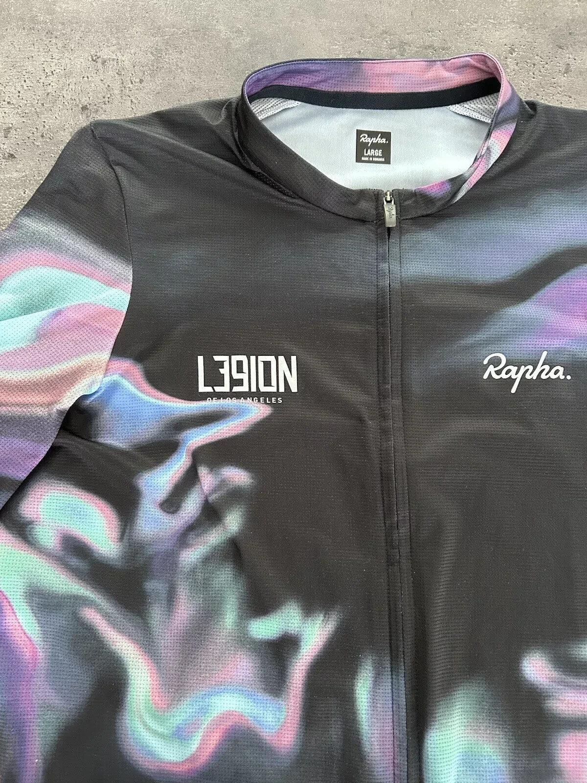 USED MUL RAPHA LEGÌON OF LA PRO TEAM TULSA TOUGH TRAINING S/S CYCLING JERSEY LRG