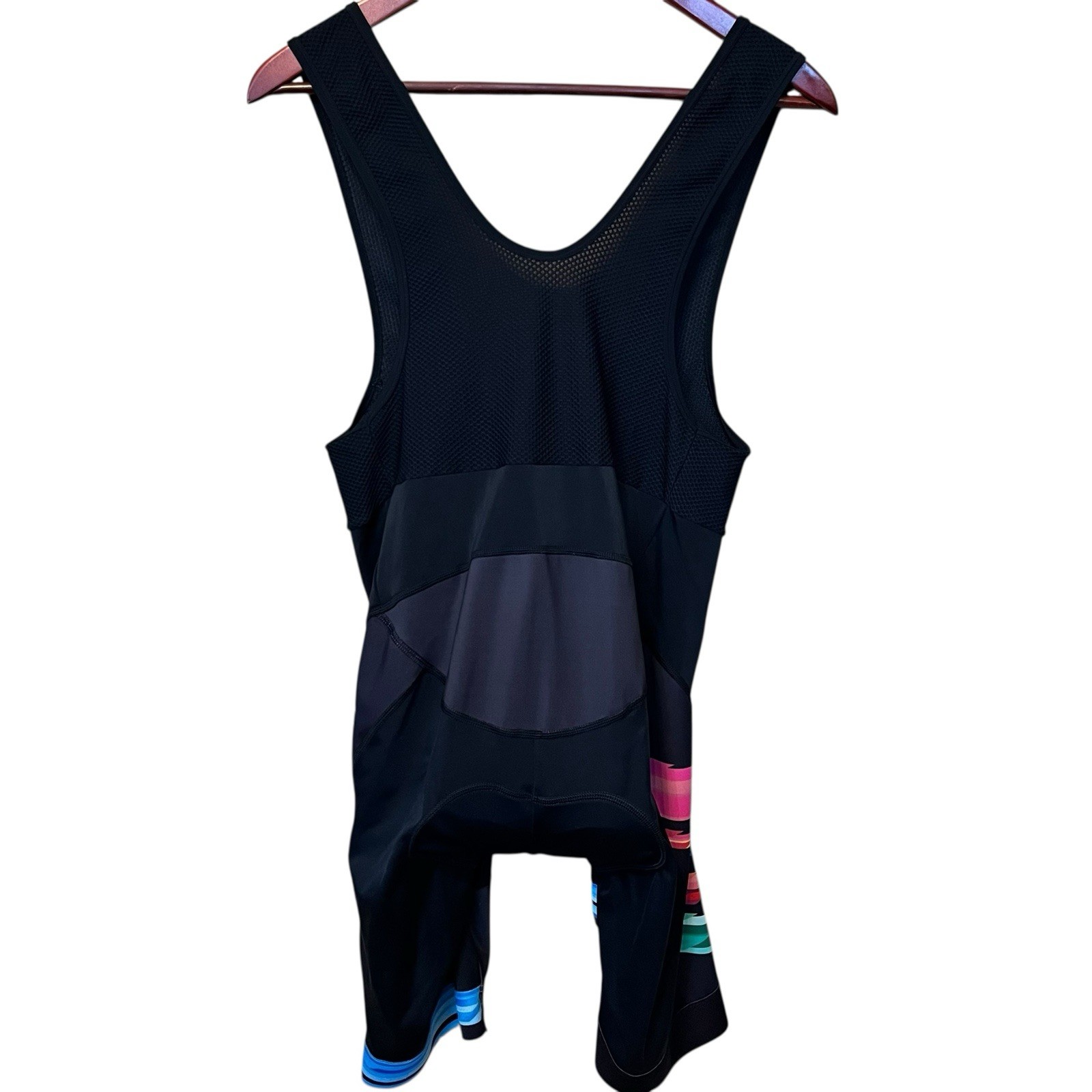 LEtape Mens Cycling Bib Shorts Size 2XL Black Padded Compression Road Bike