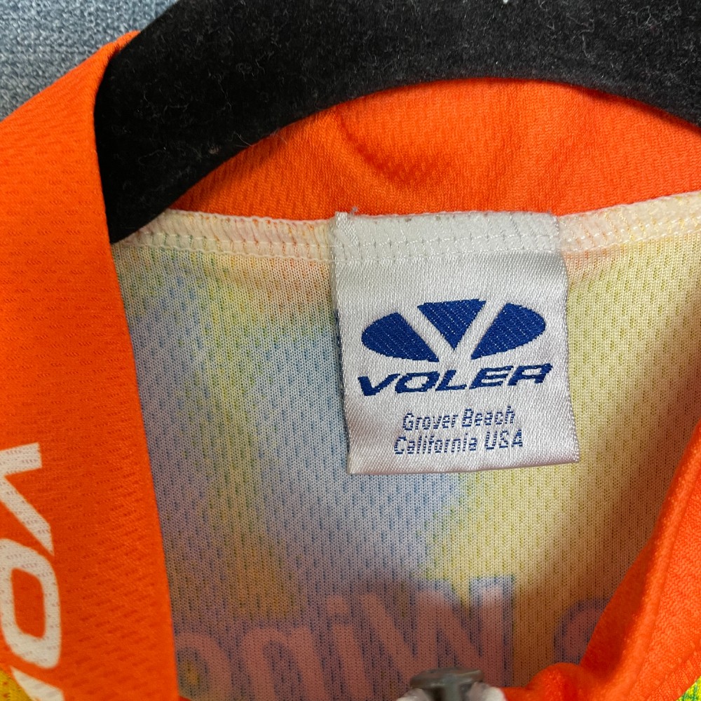 Voler Club Set-In Wyoming Cares Cycling Jersey Mens Small Multicolor Full Zip