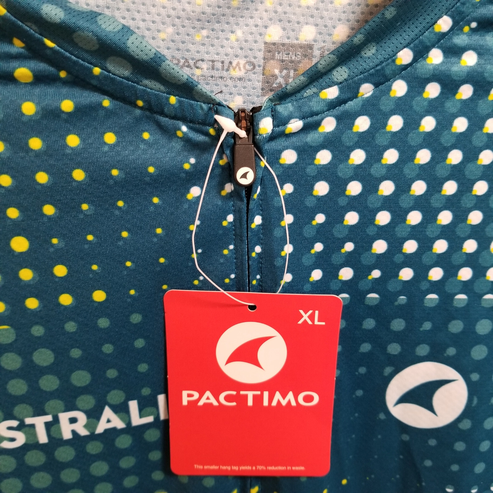Pactimo Men’s Cycling Jersey Men’s XL – Australia – Multi-Color – New with Tags
