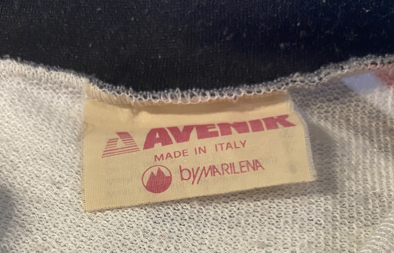 Vintage Cycling Jersey, Avenir, Size 3, Italian Made. 100% Polyester