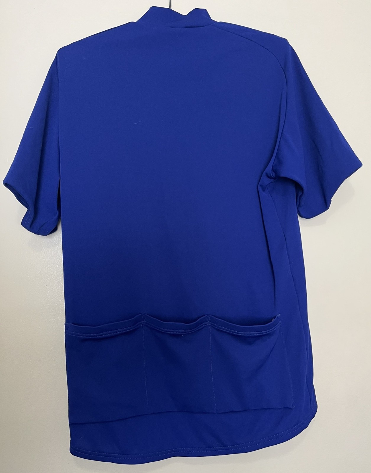 Pearl Izumi Cycling Jersey Adult XL Blue 1/2 Zip 100% Polyester Rear Pockets