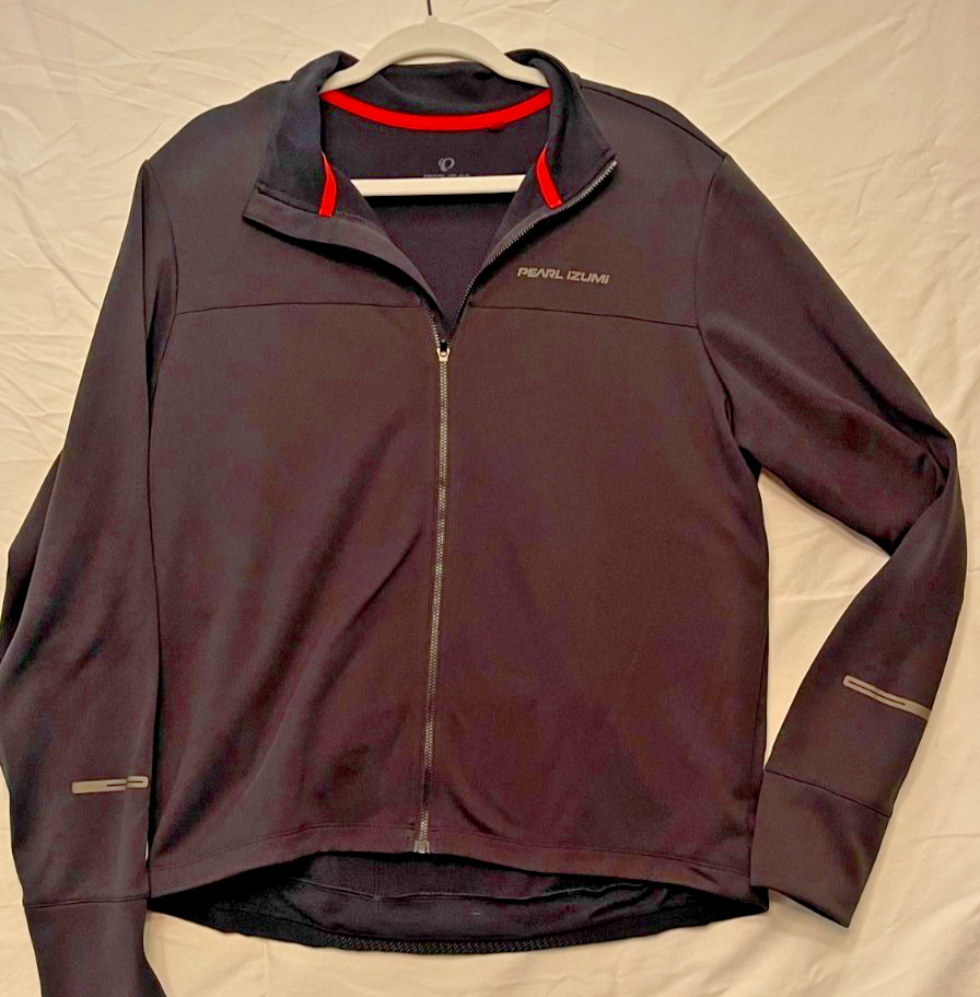 Pearl Izumi Attack Thermal Long Sleeve Zip Up- Size Large / Black cycling