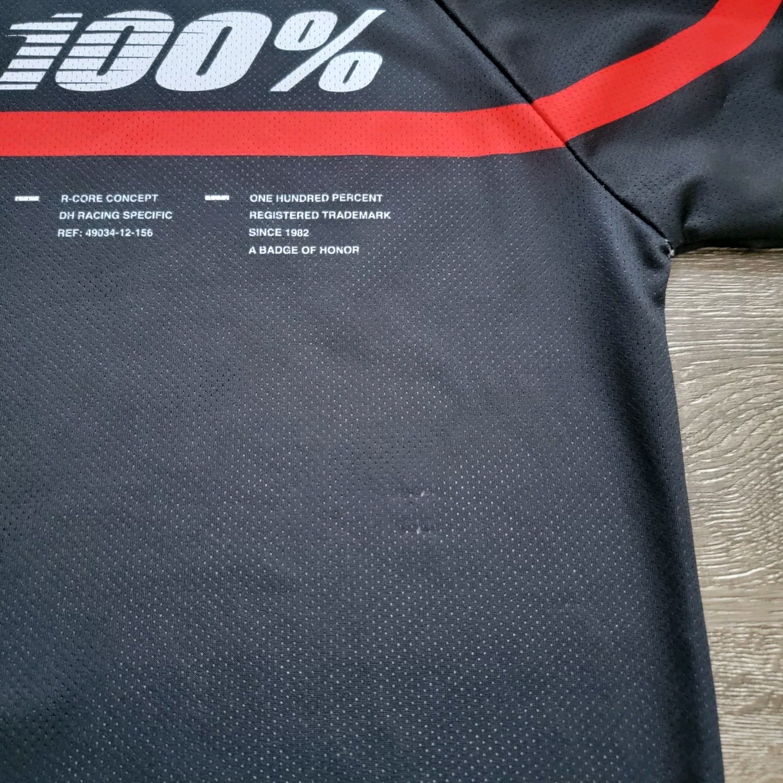 100% R-Core X Jersey Men’s Medium Red Black Racing