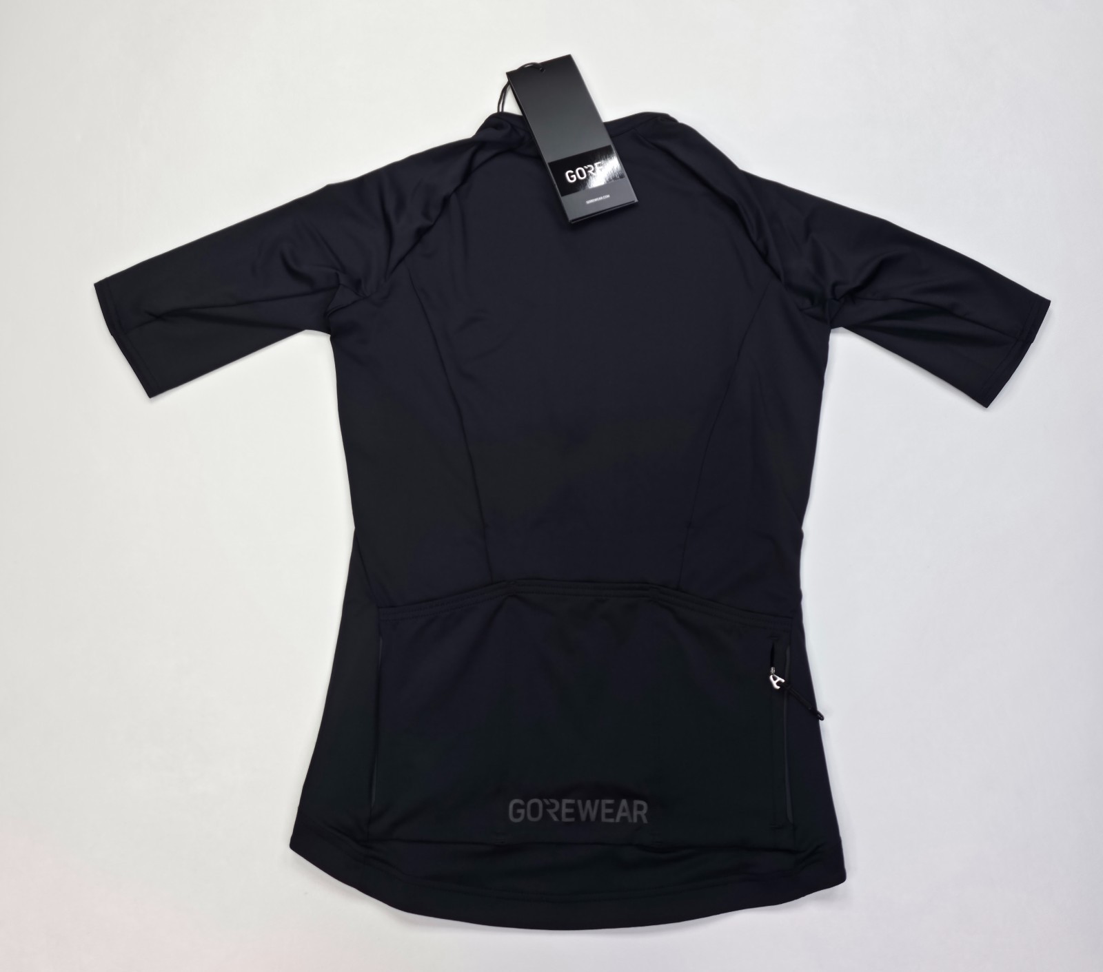 Gore Torrent Full-Zip Cycling Jersey Womens XXS Black Short Sleeve Performance