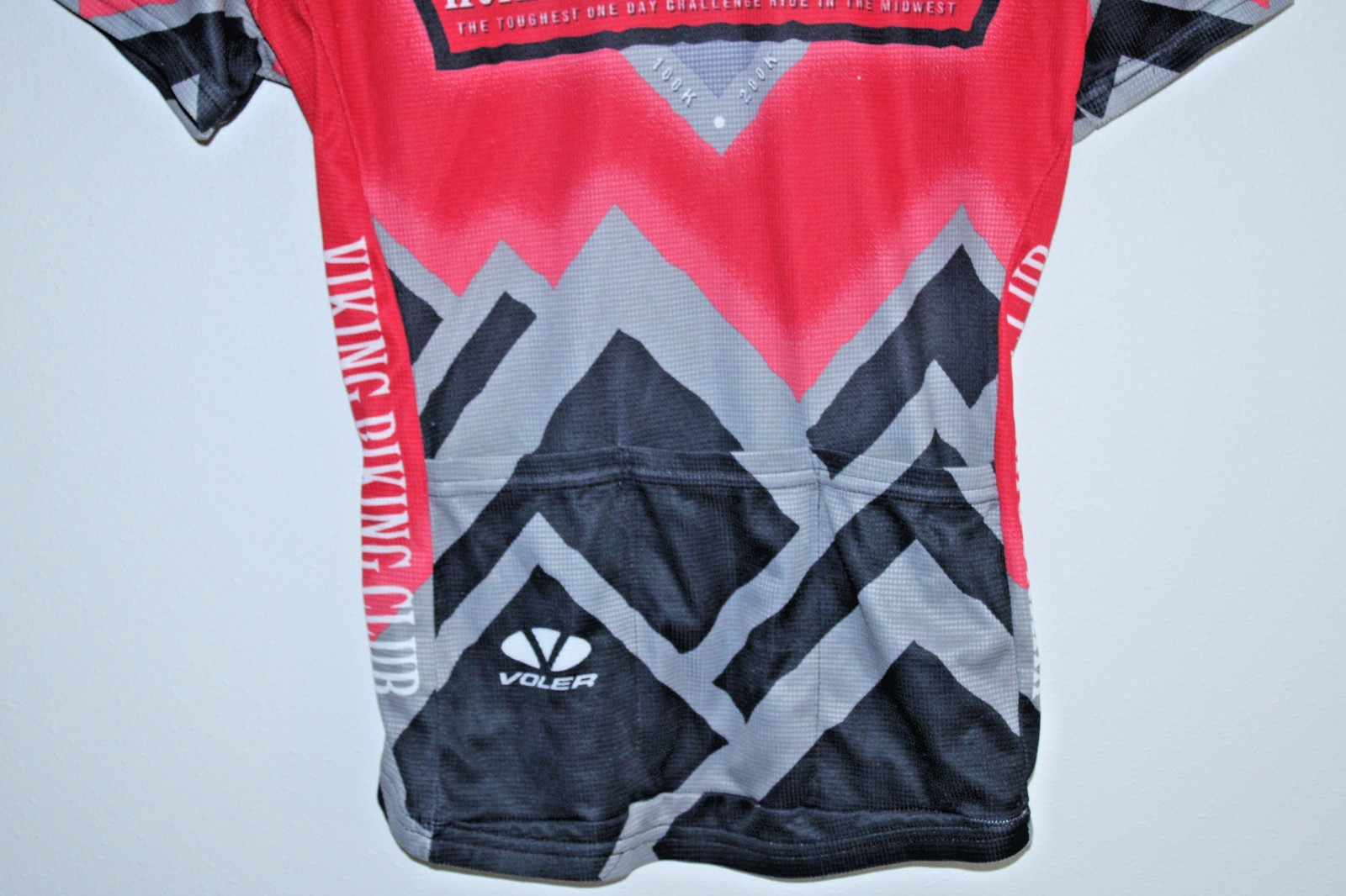 Voler Men’s Cycling Jersey Small Rear Pockets 36″ Chest 21/24″ T2B Activewear CX