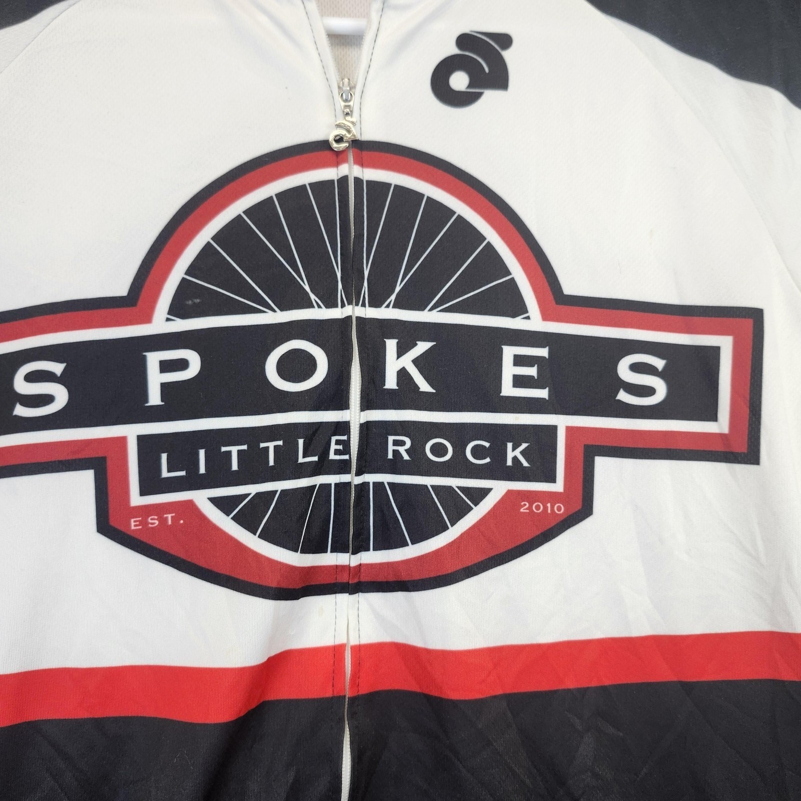 Spokes Little Rock Cycling Jersey Mens XL Champion System Race Cut Bike
