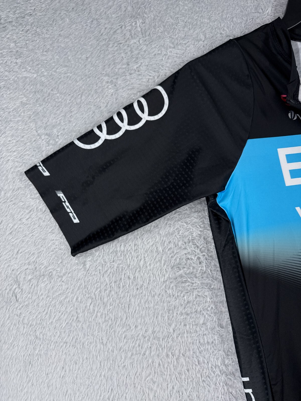 La Forma Cycling Jersey Adult 3XL Long Plus 1 Blue Black Elevate Race Team Poly