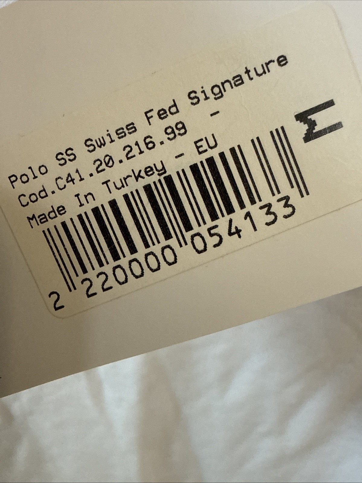ASSOS SS Suisse Fed Signature Polo Shirt White with Red – Men’s Medium