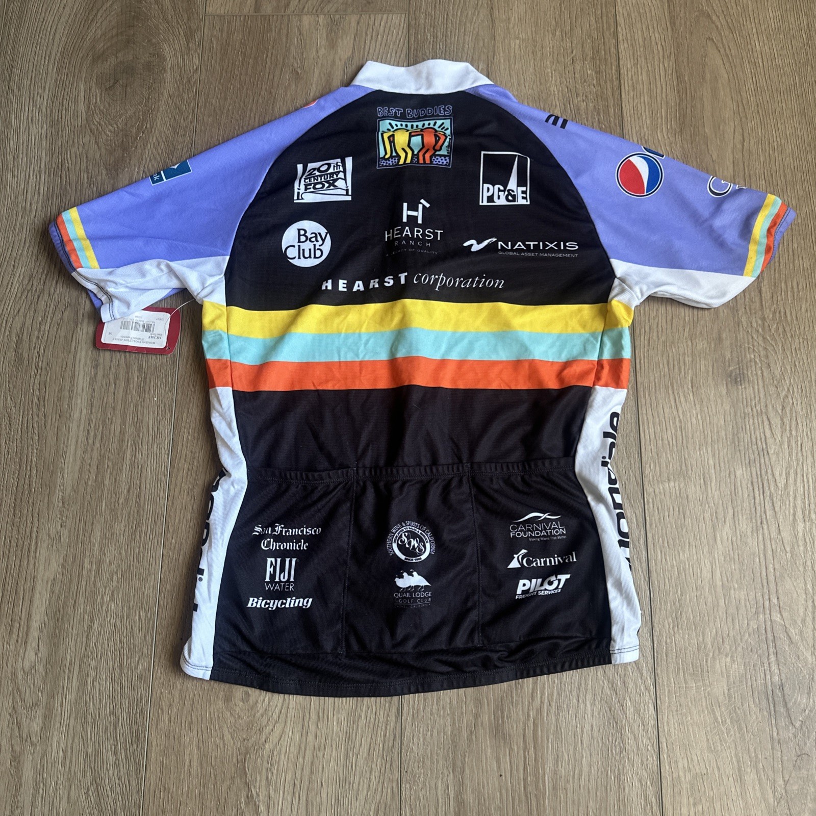 Sugoi Cycling Jersey Womens Medium Purple Black Full Zip Bike Cannondale