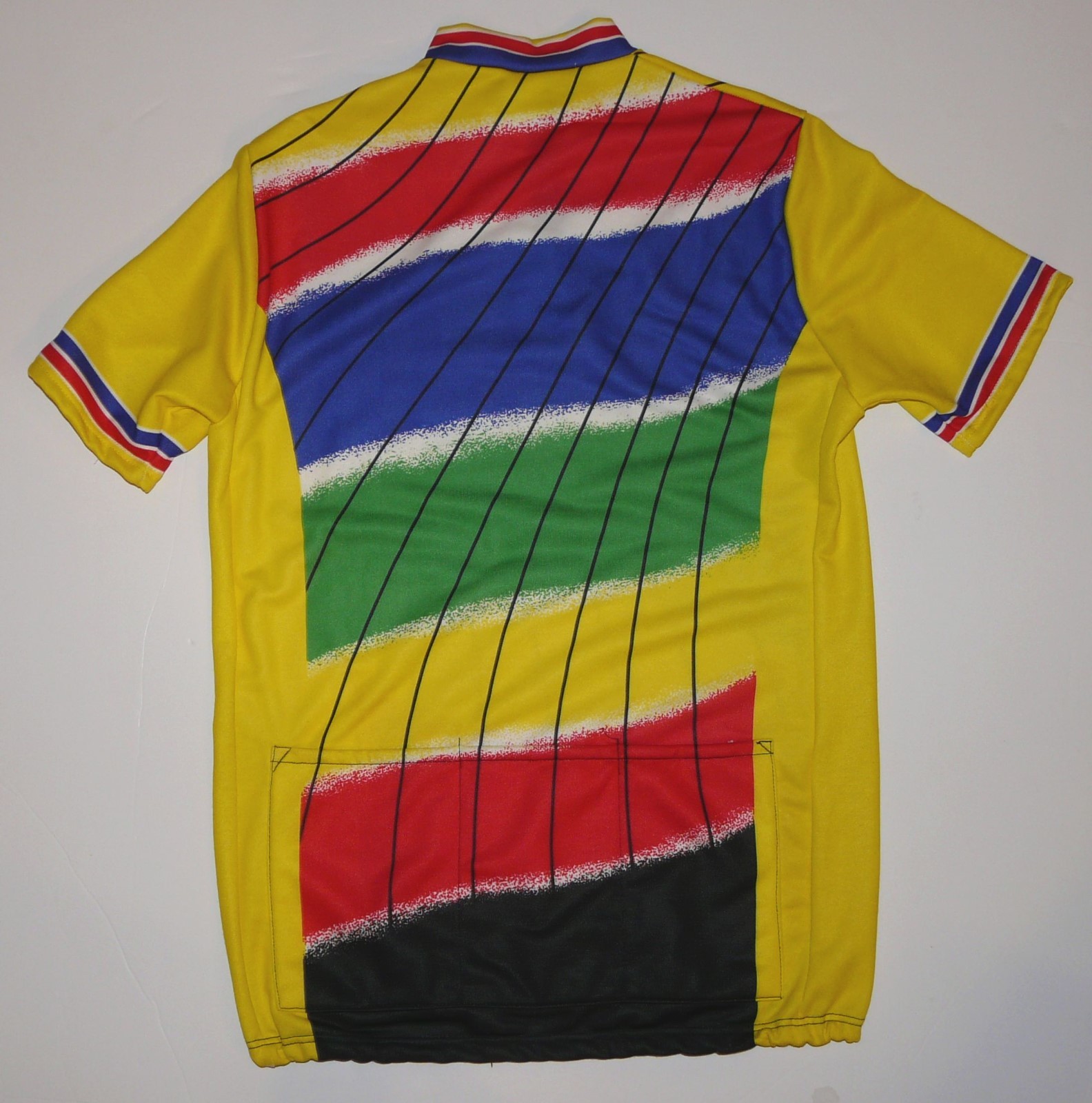 Vintage Au Tour De France Cycling Jersey Size 6 21 inch Chest 53 cm
