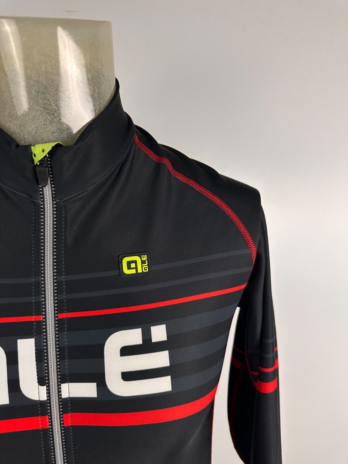 Ale PRR Cycling Long Sleeve Jesey Solid Mens Black Size L