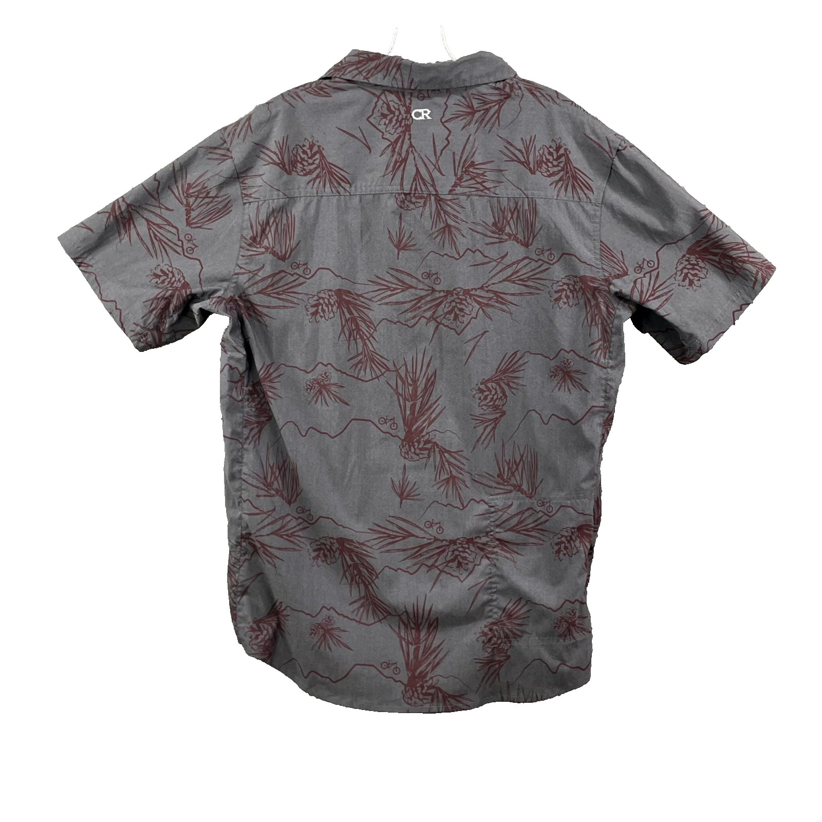 Club Ride Dirt Surfer Jersey Men’s Medium Mountain Bike Cycling Pinecone Shirt