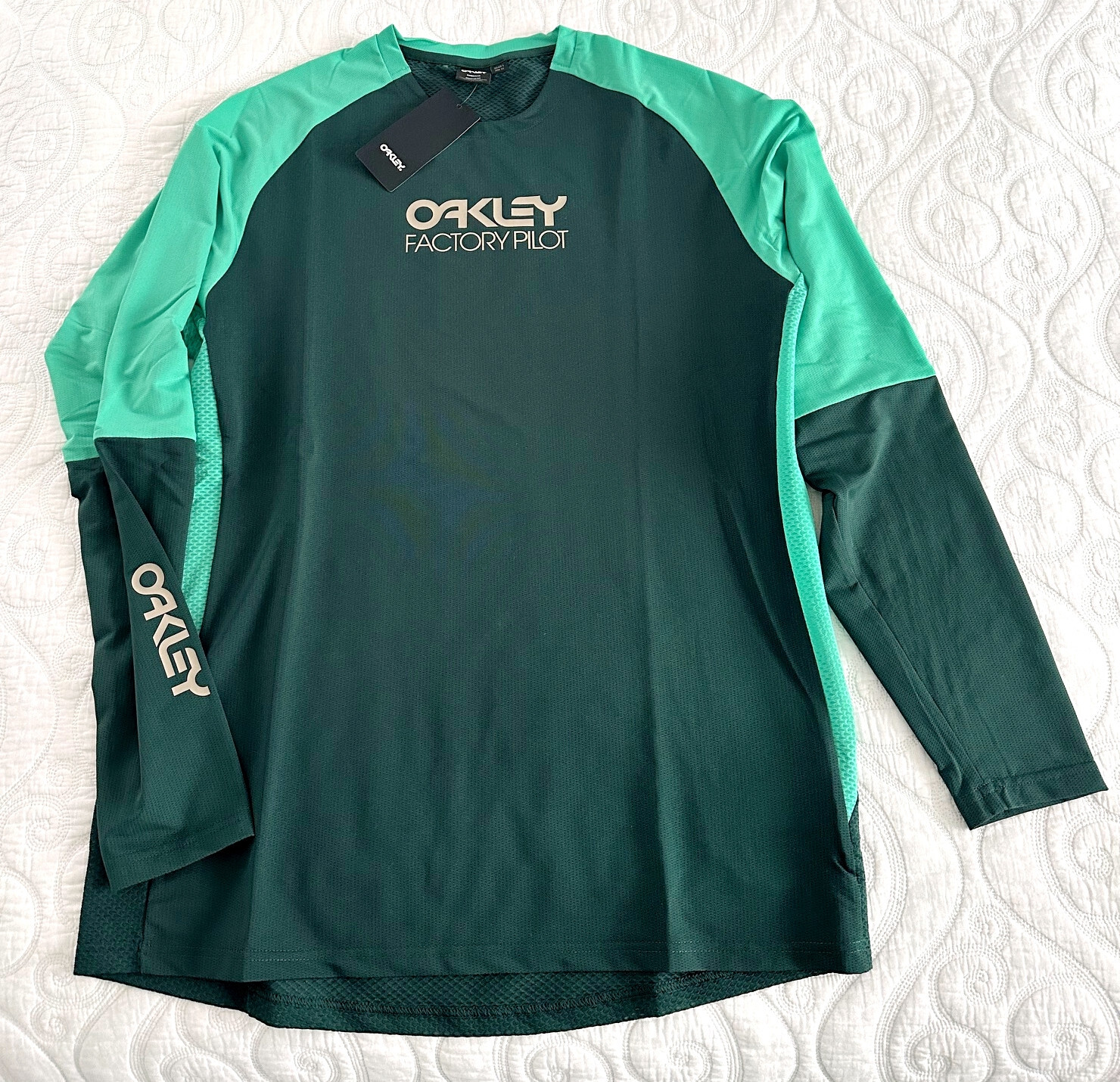 New Oakley Factory Pilot LS MTB Jersey Bike Shirt • Mens Large L