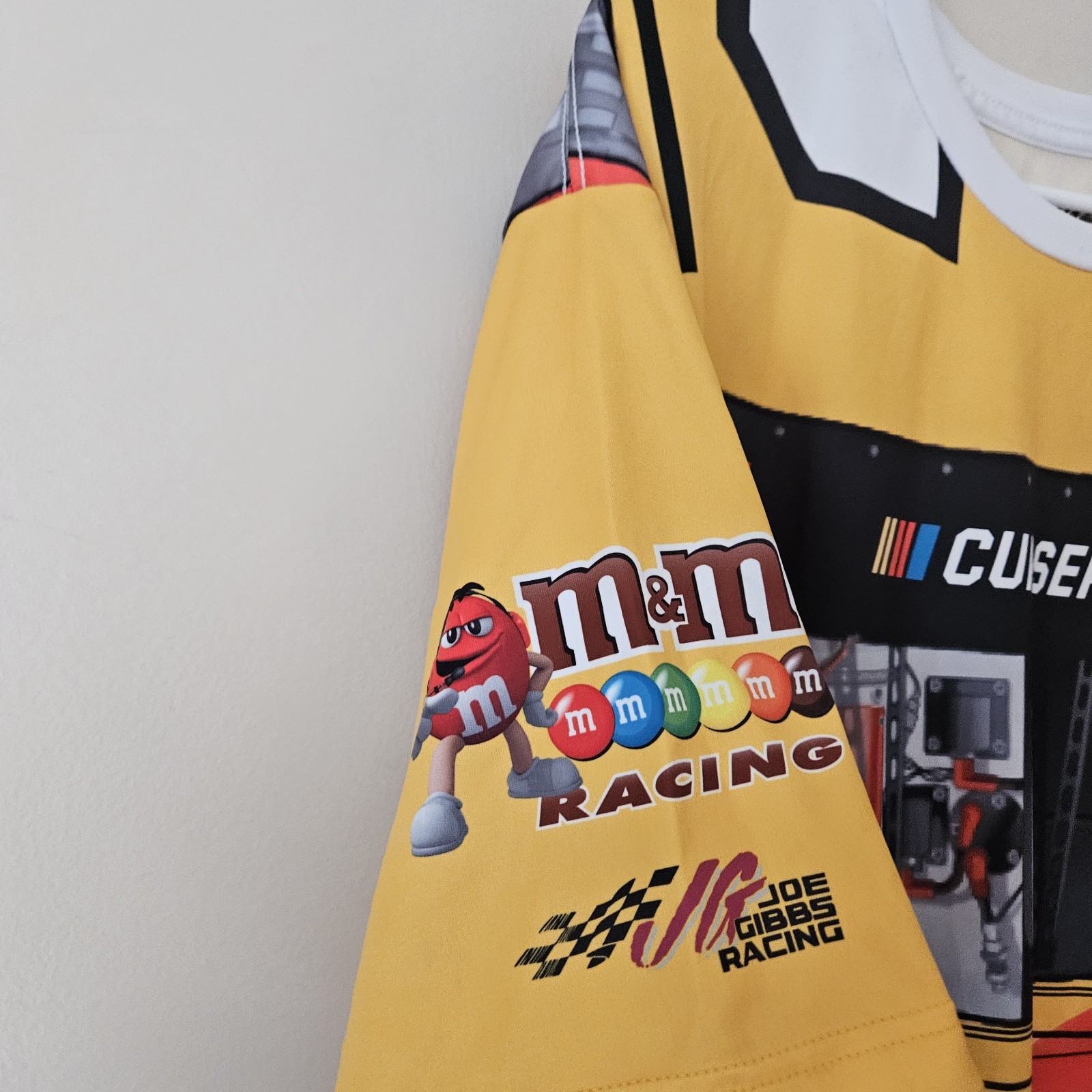 Cycling Short Sleeve Shirt Yellow M&M, Size 3XL XXXL