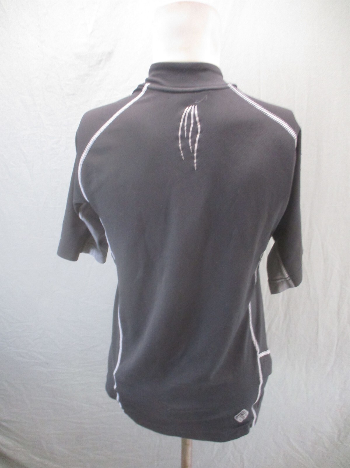 SALOMON One Size Womens Black 1/2 Zip Short Sleeve Cycling Compression Top 527