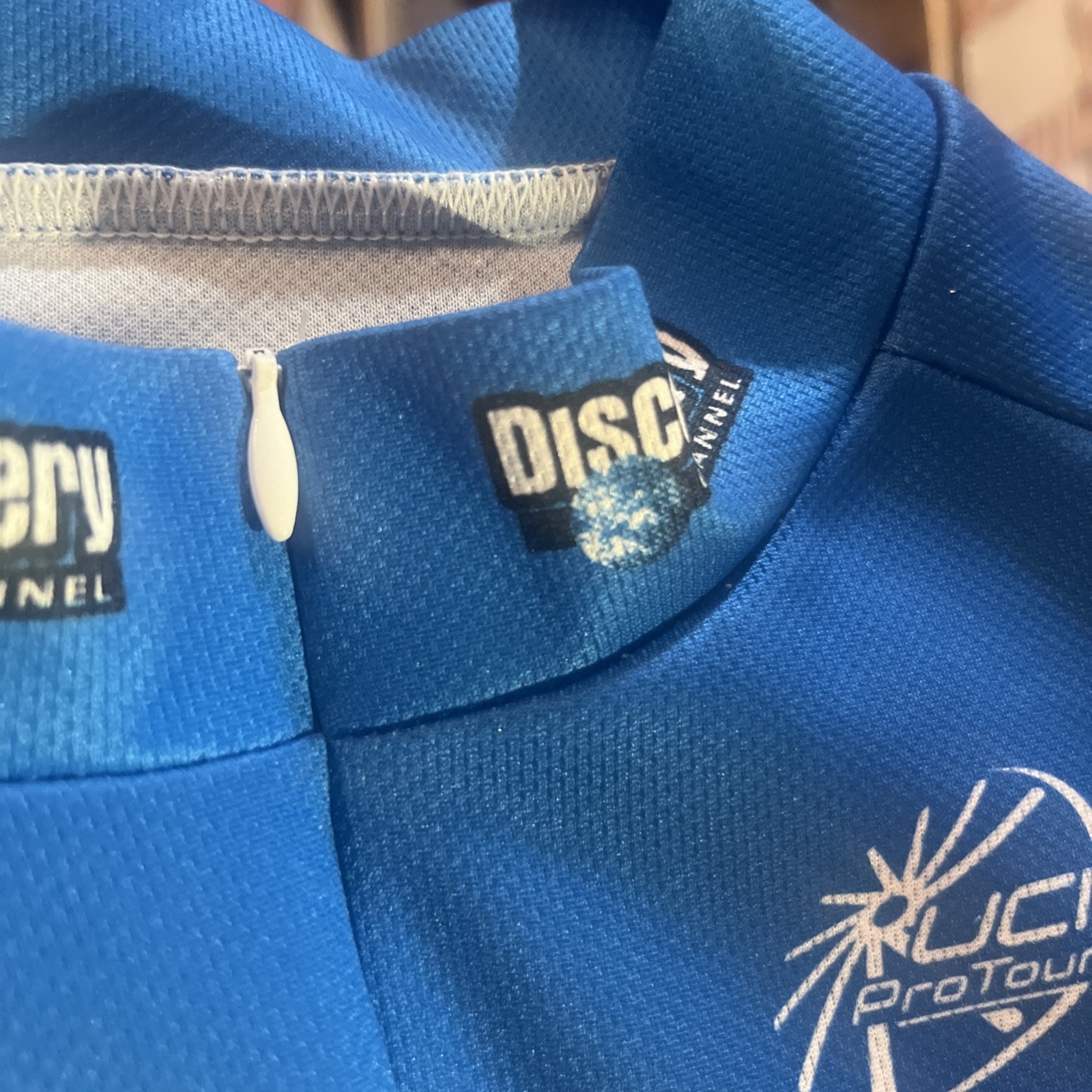 Nike Dri- Fit Men’s Sz Medium Cyclist Jersey “Discovery Channel