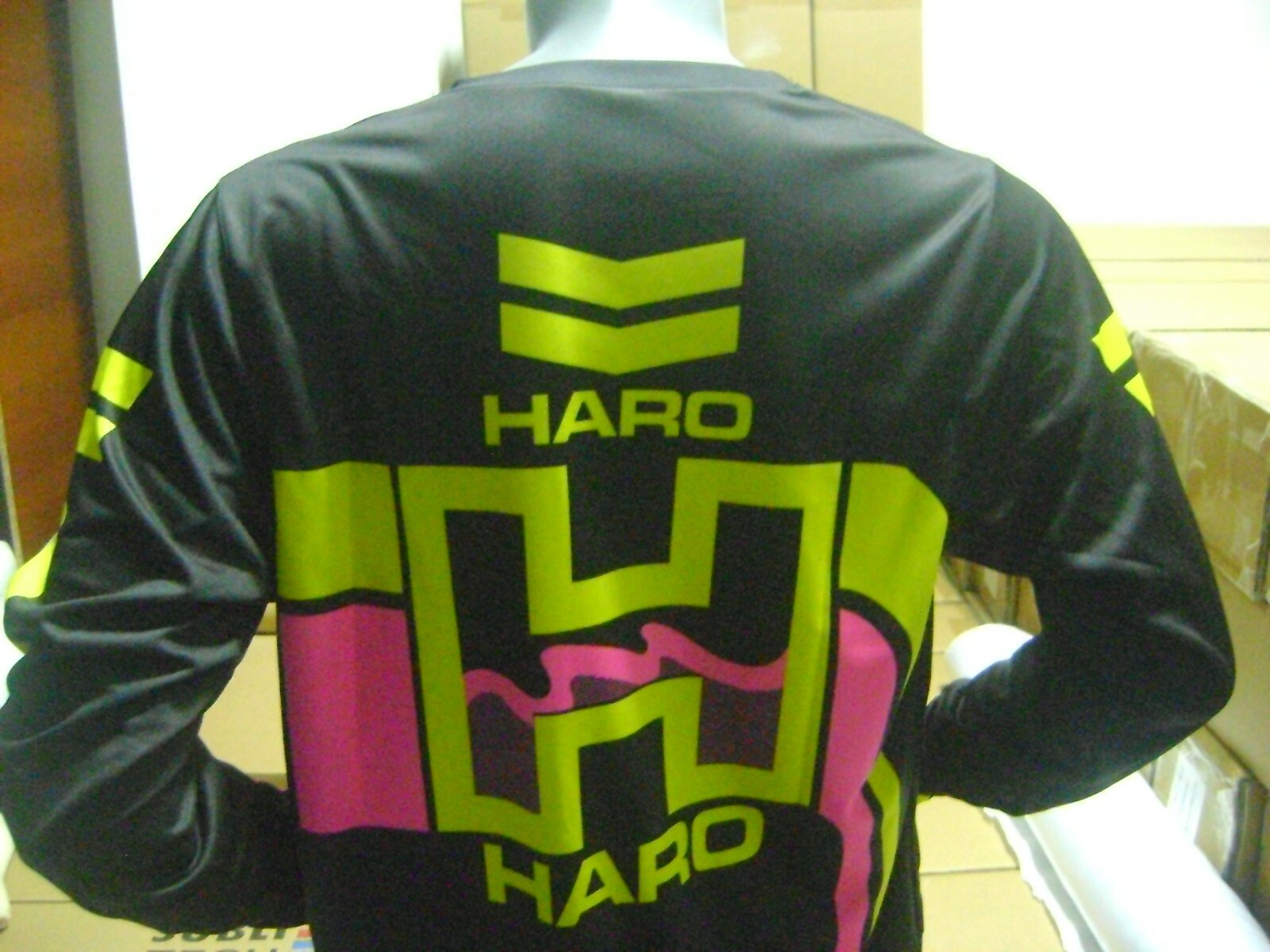 HARO OLD SCHOOL BIKE JERSEY CLASSIC BMX JERSEY RACE BIKE SHIRT BMX BLACK XXL NEO