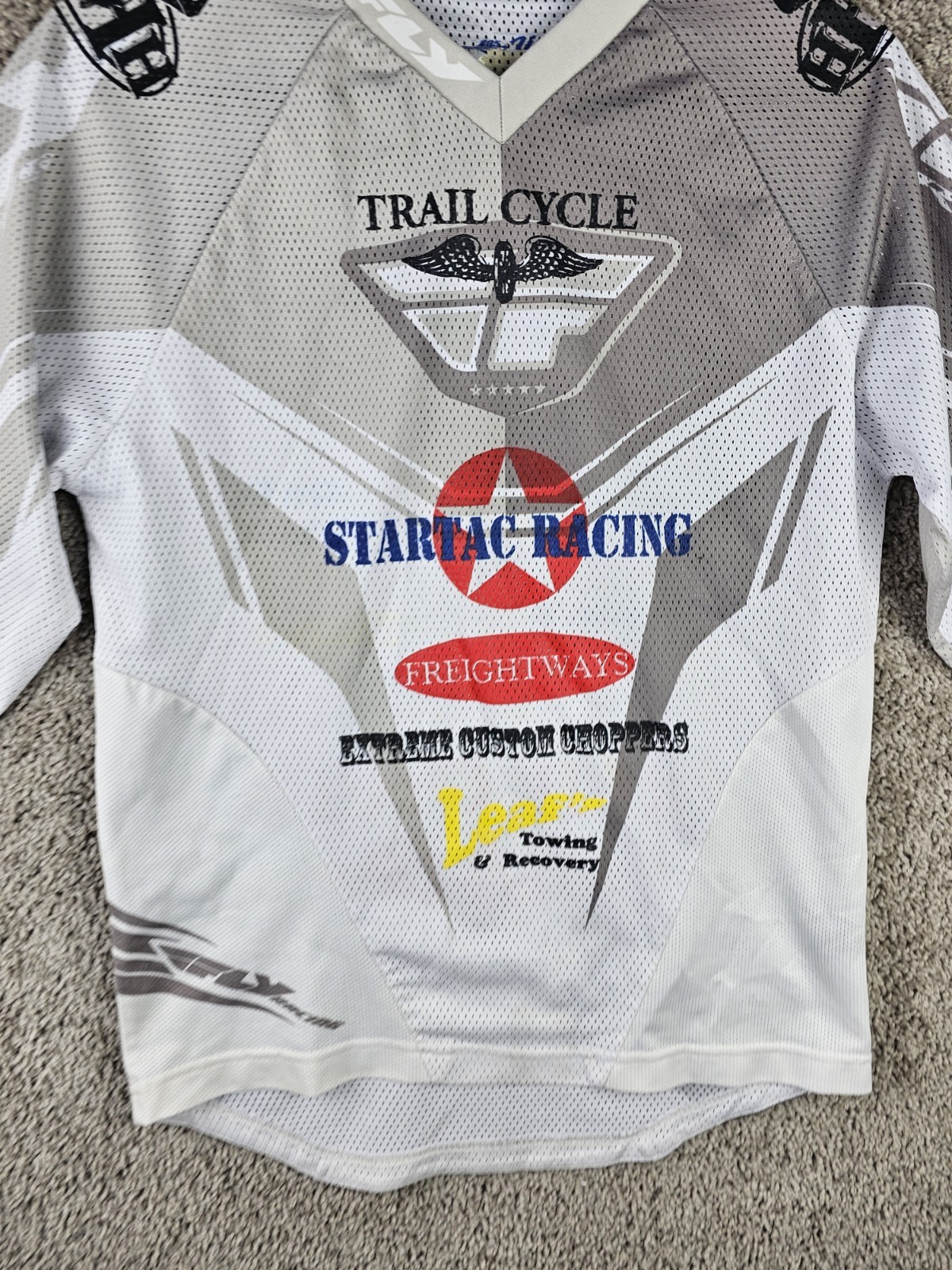 Fly Racing Kinetic 805 Motorcross Jersey Long Sleeve Shirt Size Youth Large