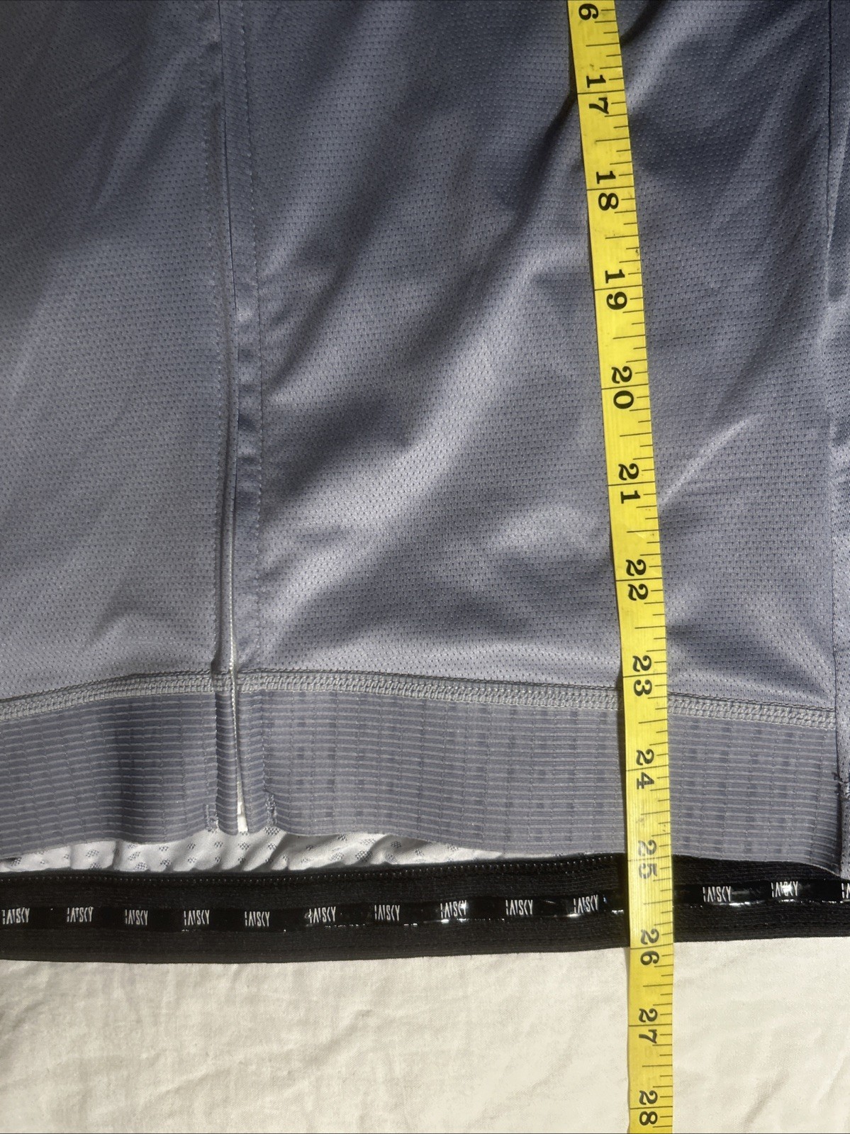 Baisky Cycling Jersey PURITY Lightweight Stretch Cycling Shirt Grey Size XL