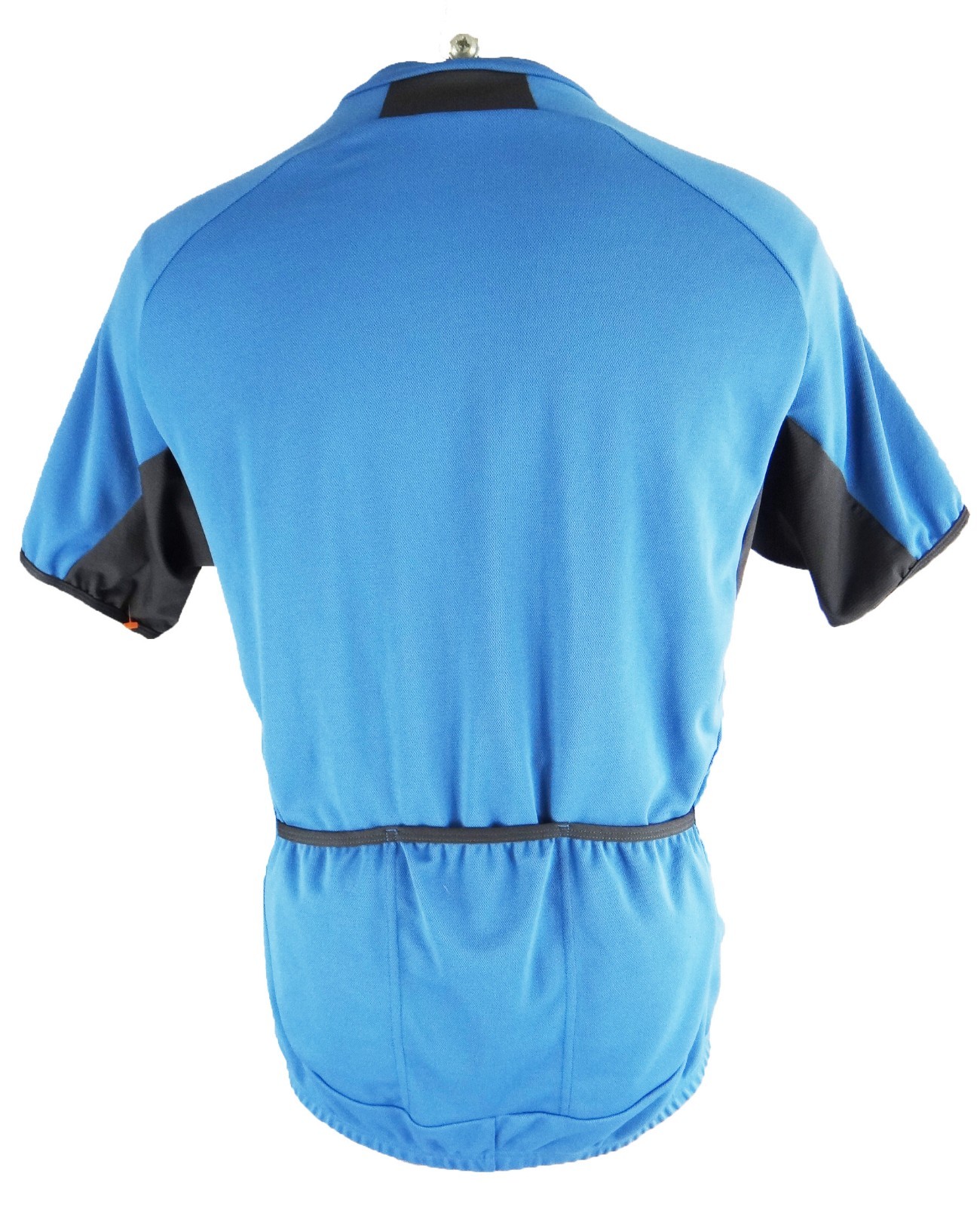 REI blue black cycling jersey bike bicycle MEN LARGE riding male half zipper