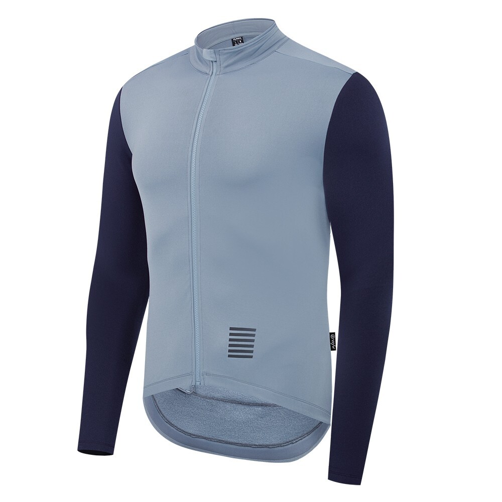 Men Winter Cycling Jersey Thermal Fleece Bicycle Jacket 5-15°C MTB Road Bike Top