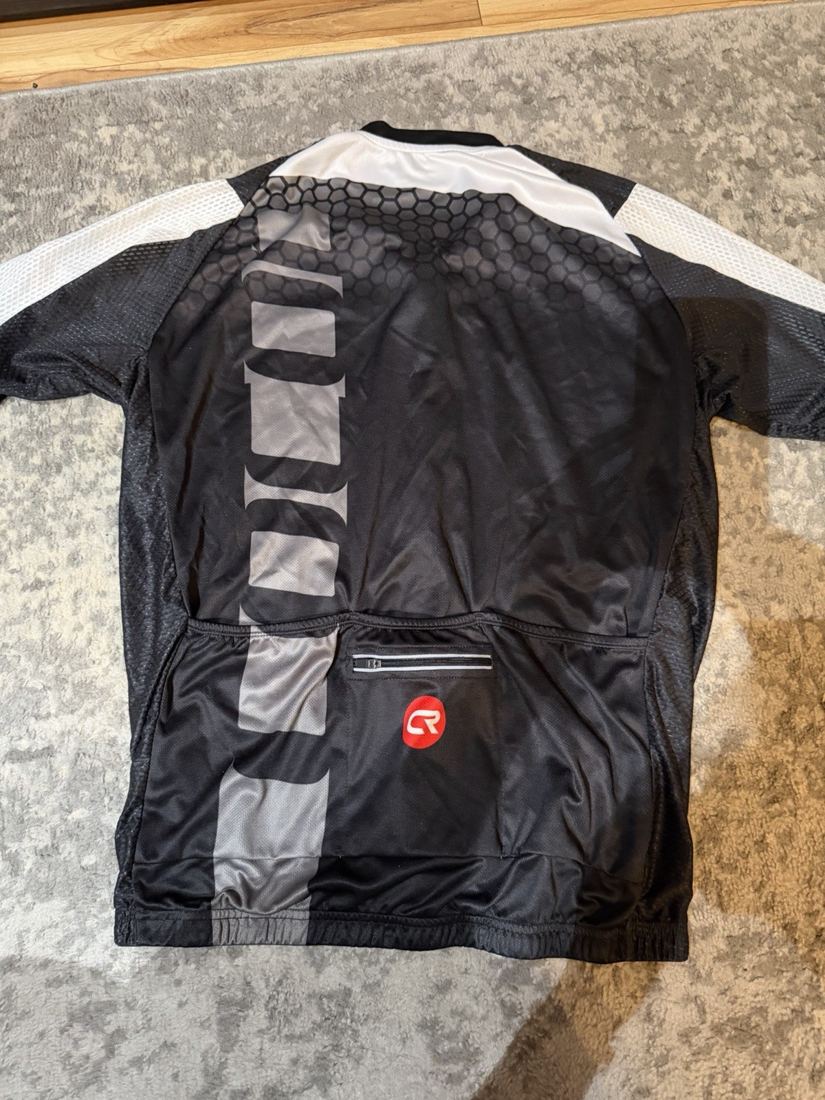Rogelli Cycling Jersey Black and red XL Jersey zip