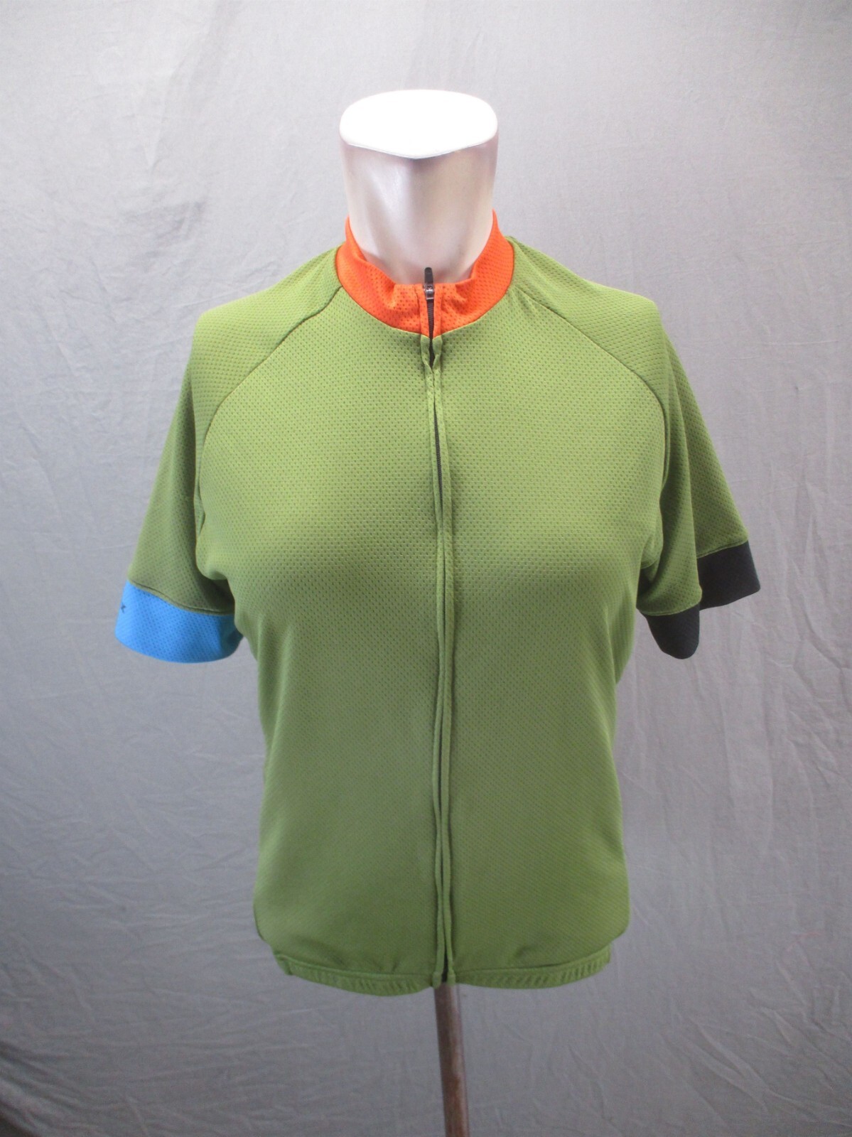 Twin Six Size M Men Zip Up Pocket Elastic Waist Short Sleeve Cycling Jersey 675
