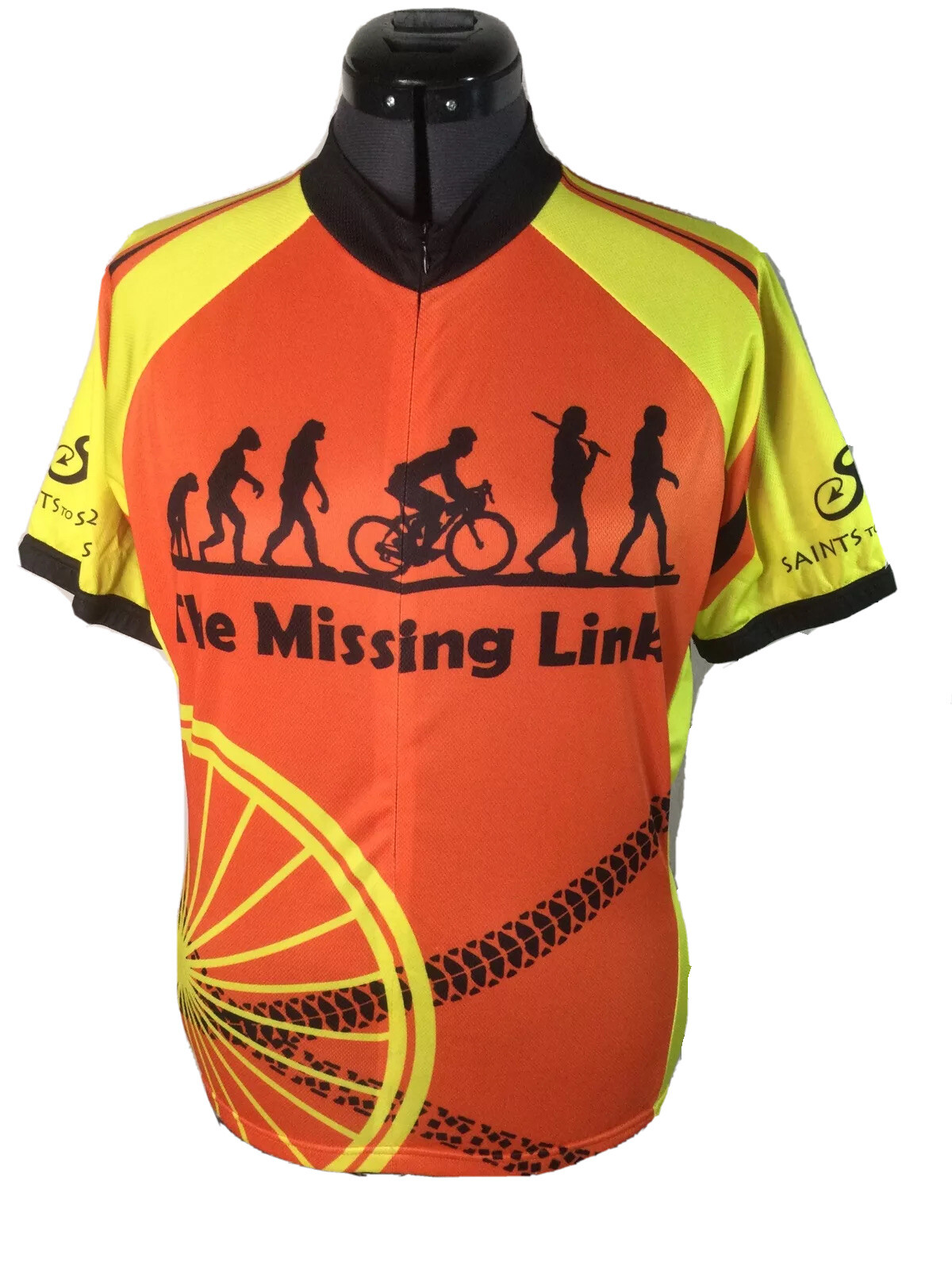 Peak 1 Sports Cycling Jersey Bike Short Sleeve Bicycle (M) The Missing Link