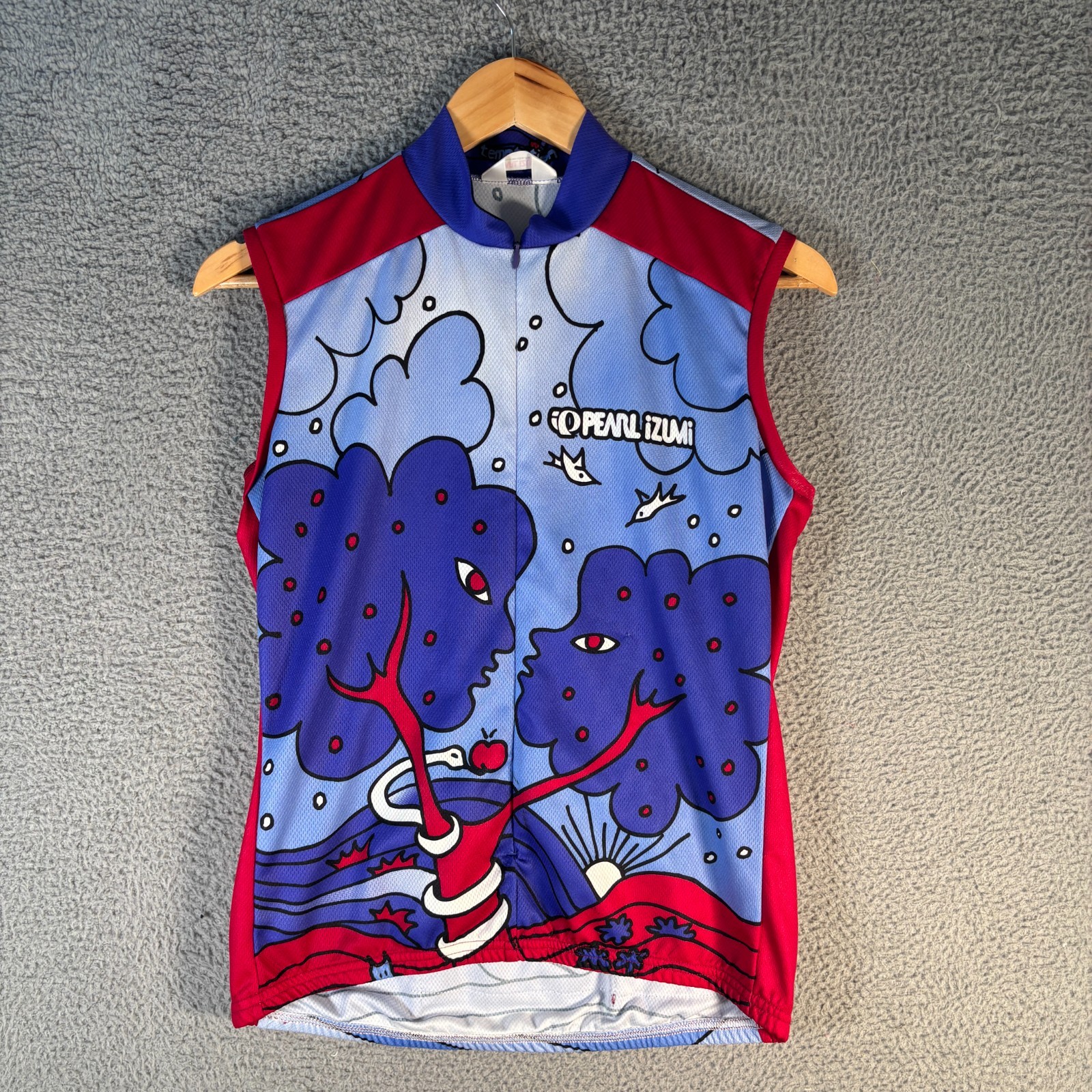 Vintage Pearl Izumi Temptation Cycling Jersey Womens M Sleeveless Made USA