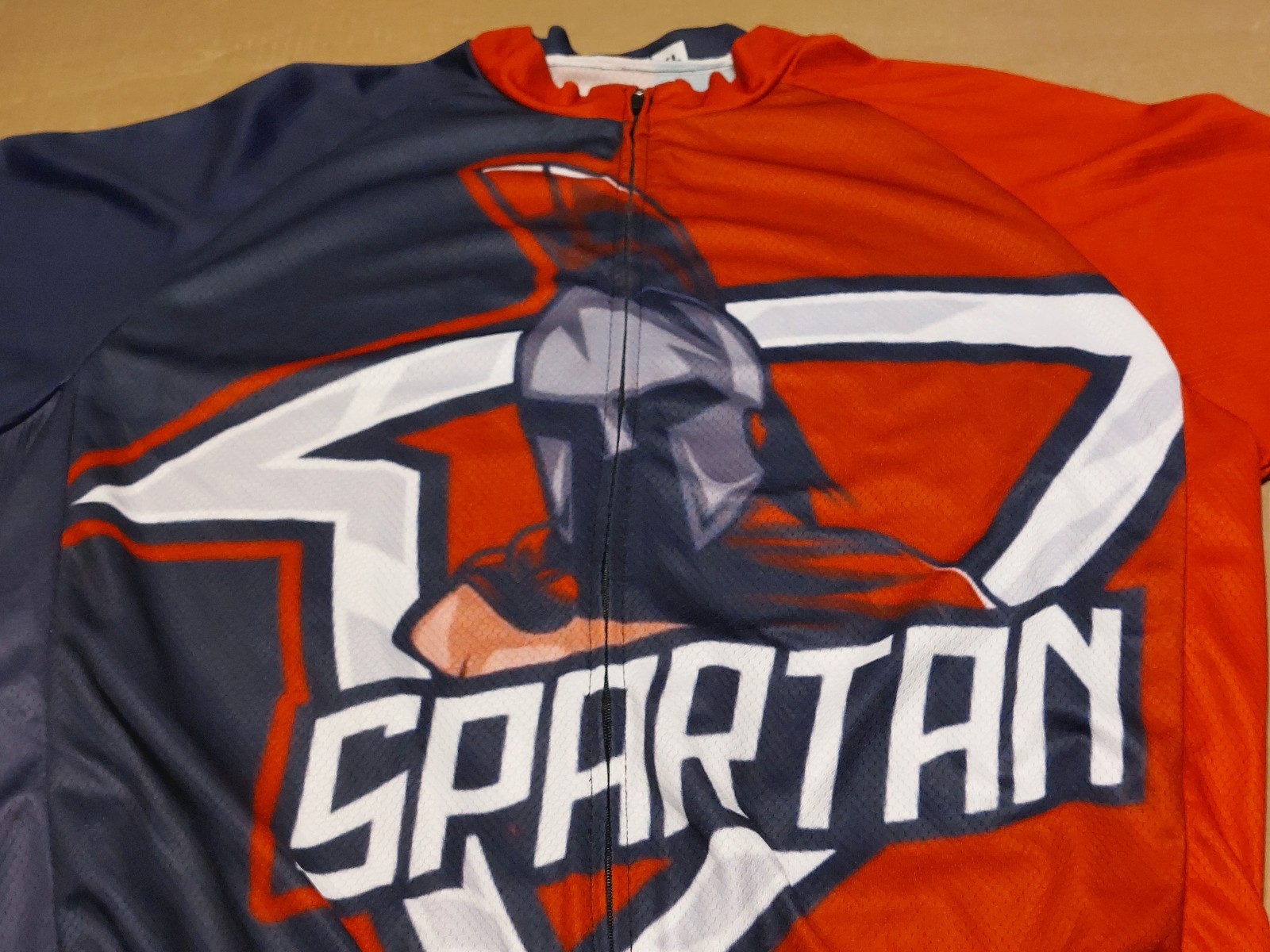 Men’s XL The 300 Spartan Leonidas Greek Warrior Cycling Bike Jersey 21″ Chest