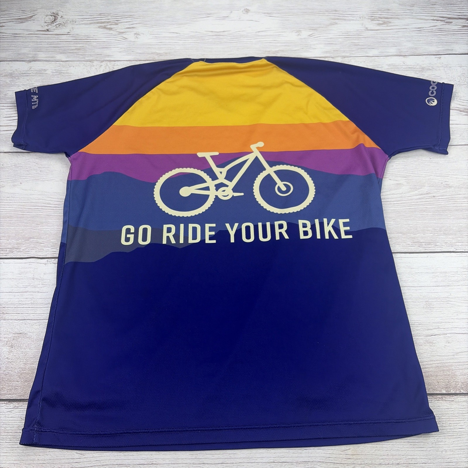 Cognative MTB Men’s XL Performance Colorful Biking Cycling Shirt Quick Dry Tee