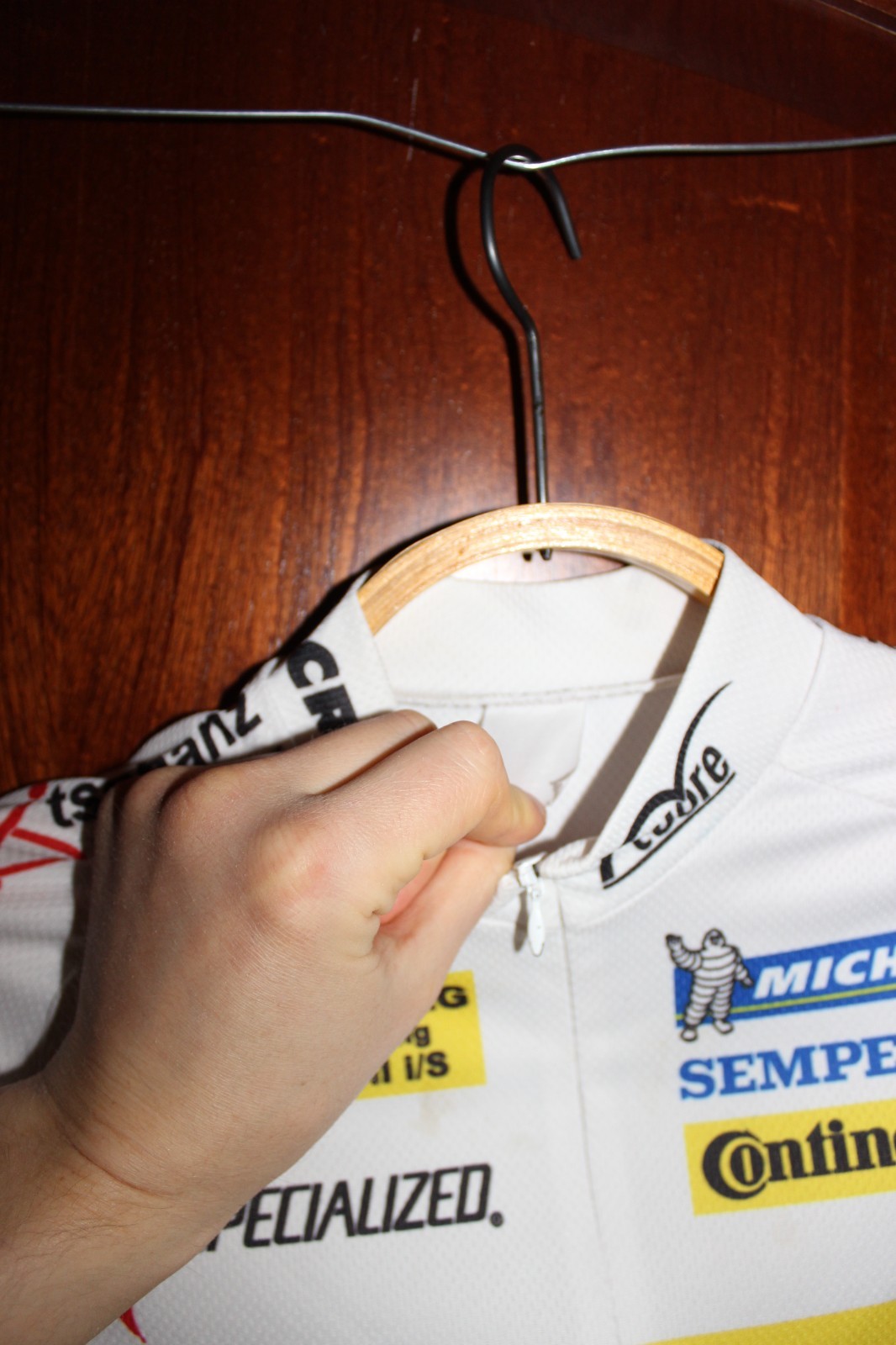 Vintage Continental Michelin Pneu Egger Sputnik Team Cycling jersey shirt