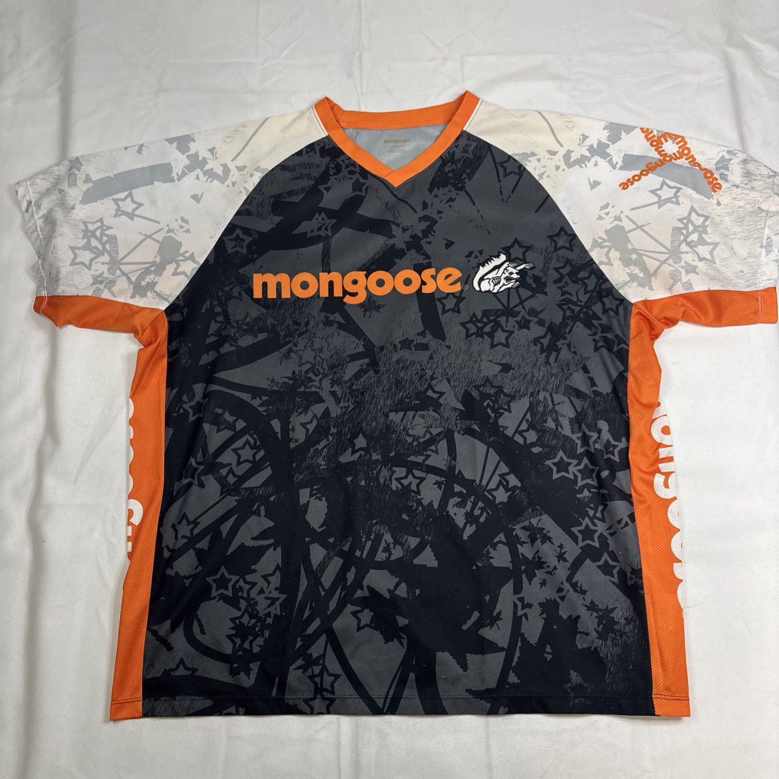 Mongoose Free Ride Short Sleeve Mens Performance Cycling Jersey