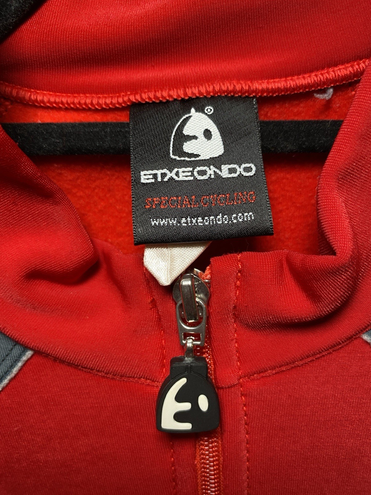 ETXEONDO CYCLING JACKET Adults XL Red Warm Full Zip
