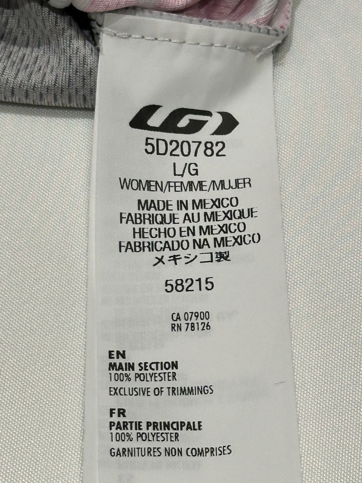 Louis Garneau Cycling Tour Jersey NWT$80 Women’s Large 3/4-Zip Pockets Wicking