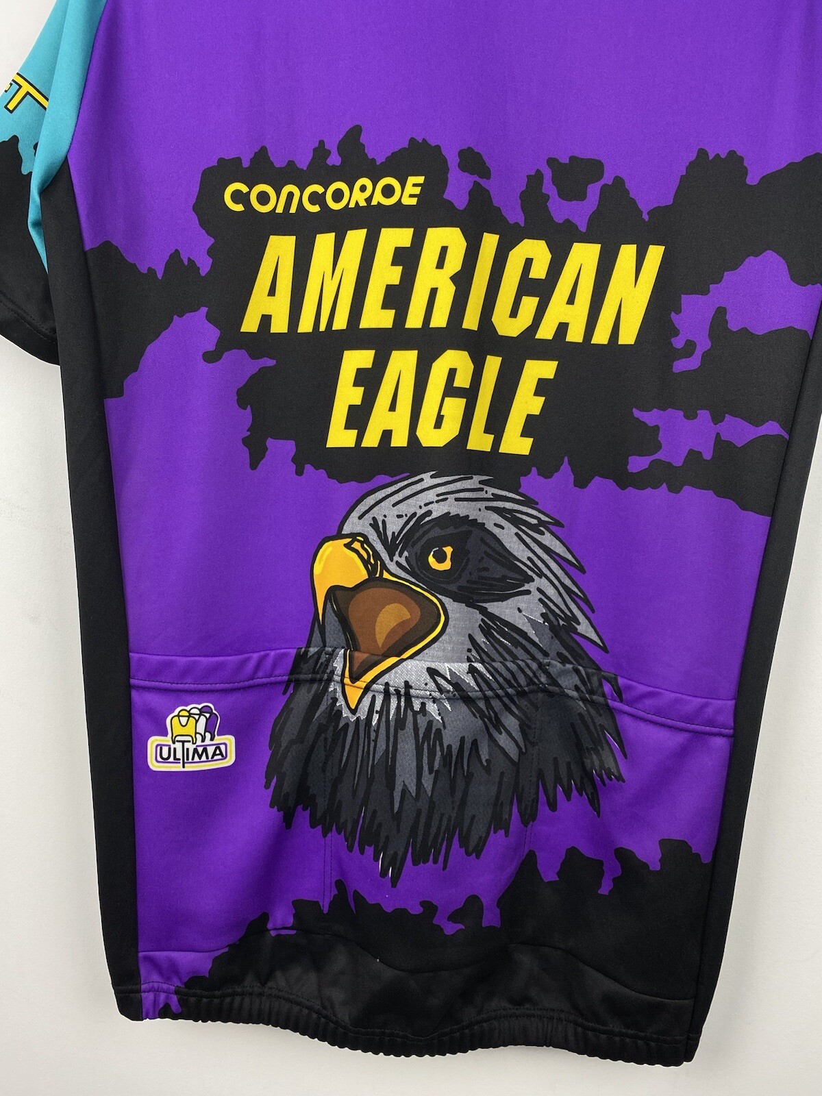 American Eagle Ultima Continental Cycling Jersey Shirt Vintage Maglia 90s L Men