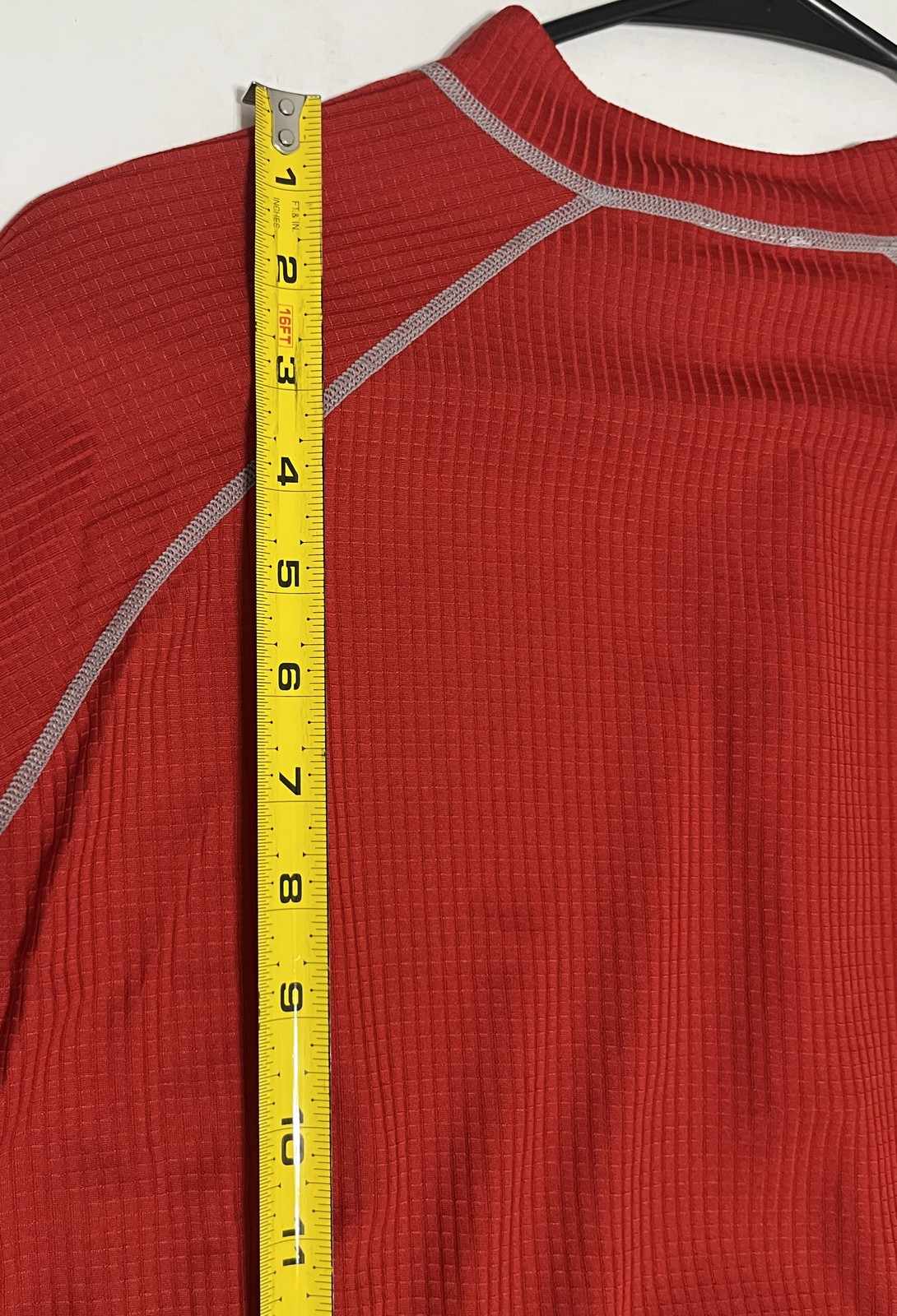 Louis Garneau Cycling Jersey Men’s XXL Red Long Sleeve Quarter Zip Bike Top