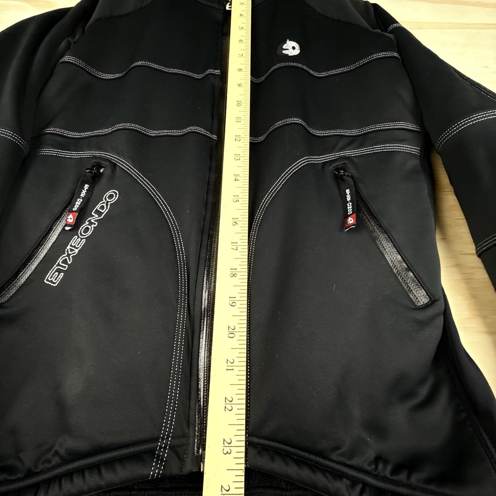 ETXEONDO Cycling Jacket Black Windstopper Full Zip Women’s Sz Large