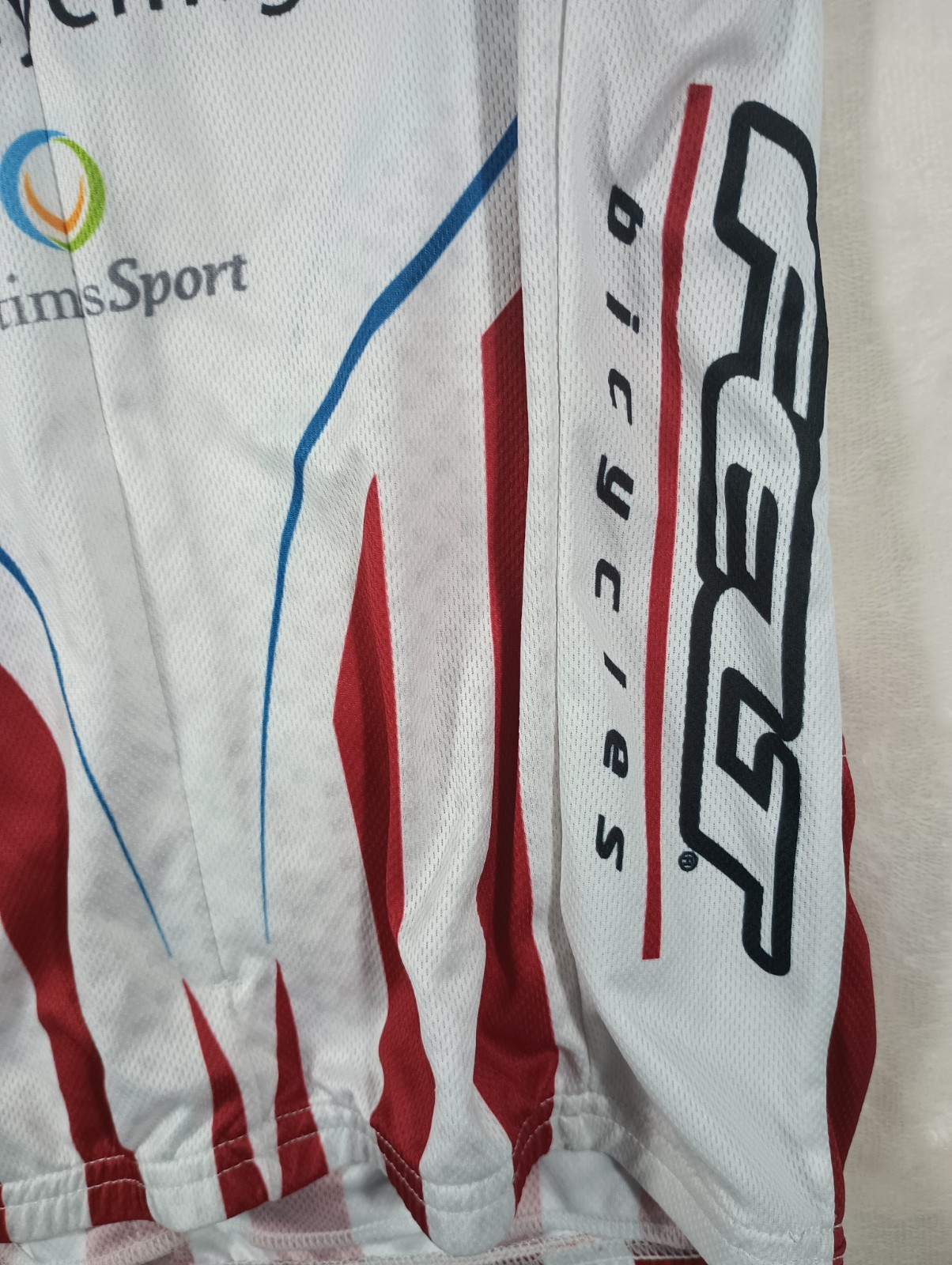 Voler Ouch Pro Cycling Men’s Small Cycle Jersey Bike Shirt Full Zip Club Raglan