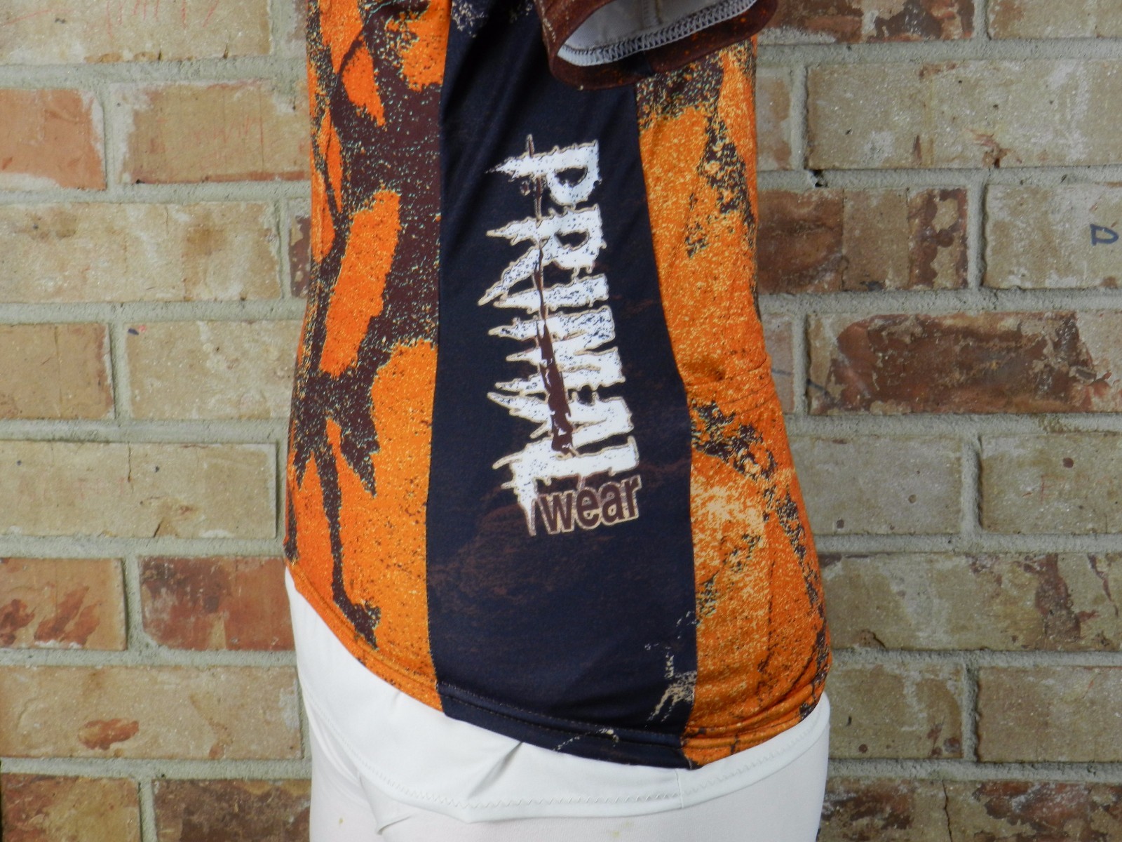 Primal Wear American Graffiti Logo 3/4 Zipper Short Sleeve Cycling Jersey Small