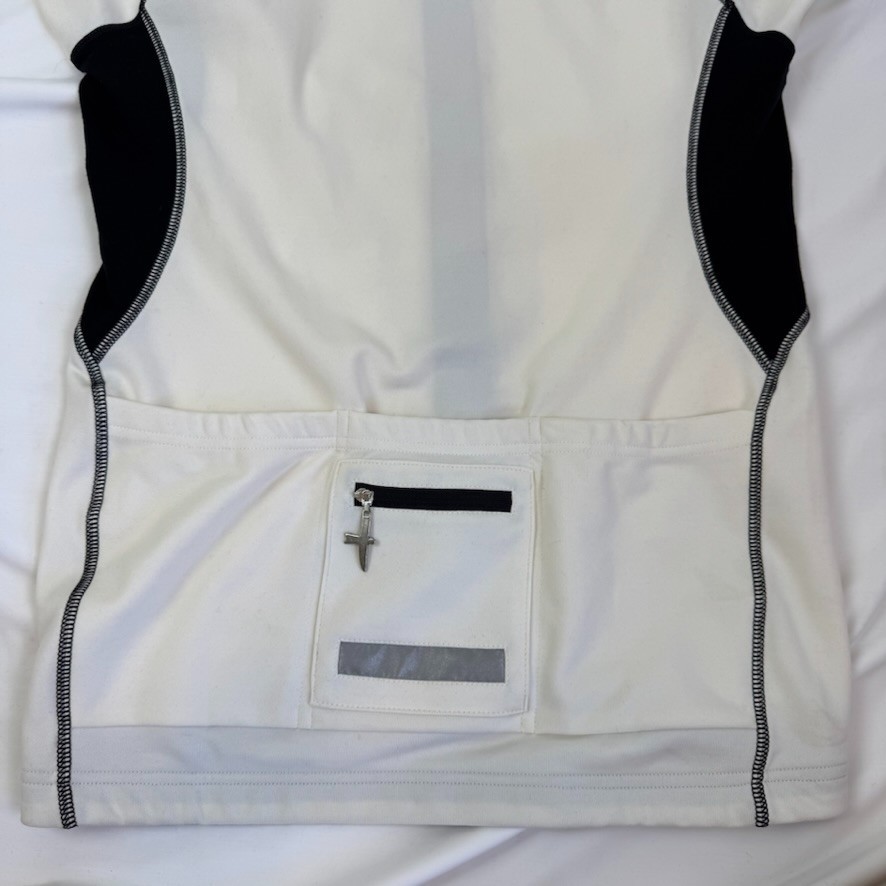 Untouched World NZ Women Merino Wool M L Short Sleeve Jersey Cycling Bike