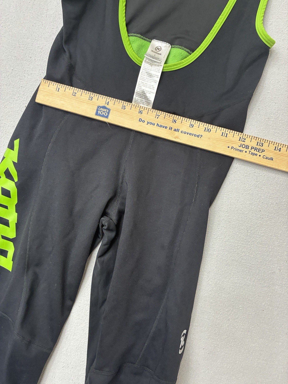 Kona Full Length Cycling Jersey Bibs Tights Sleeveless Tank Size Large