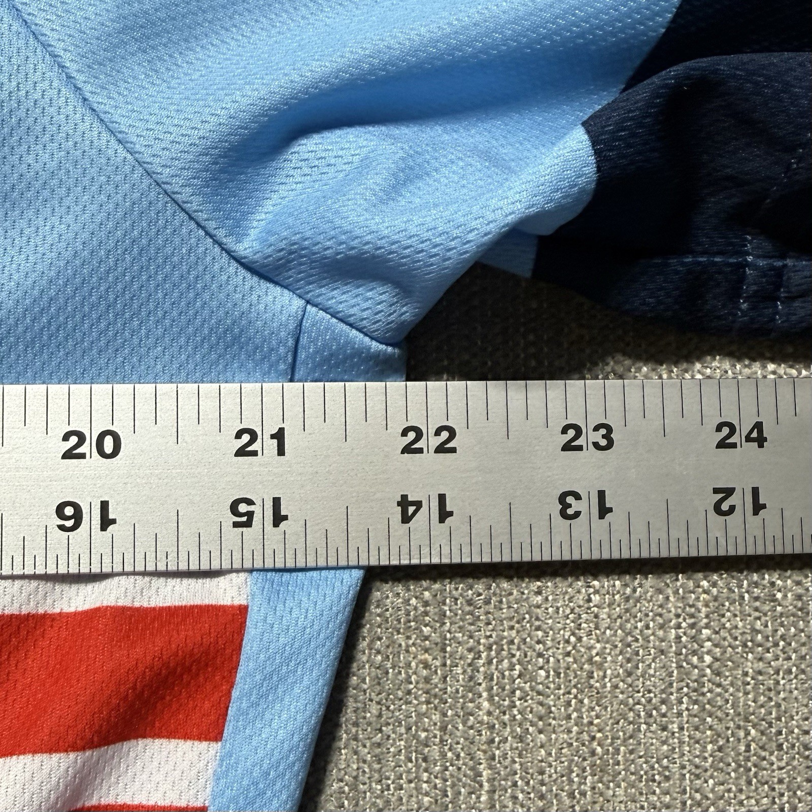 Men’s Louis Garneau Bicycle Racing Shirt Size Large Blue Compression Fit Sleek