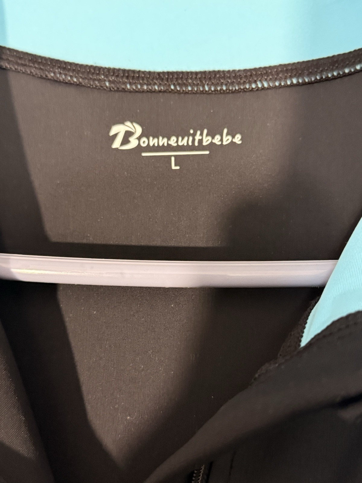 Bonneuitbebe Sports Shirt UnisexSize L Blue Black Zip