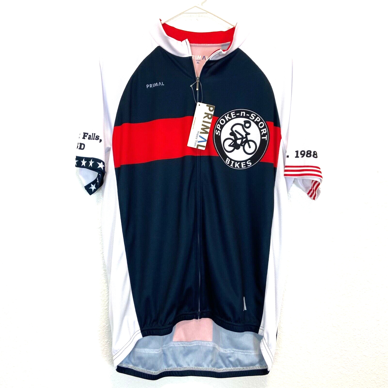 Primal Happy Trails Men’s Size XL Cyclying Jersey Top America’s Best Bike Shops