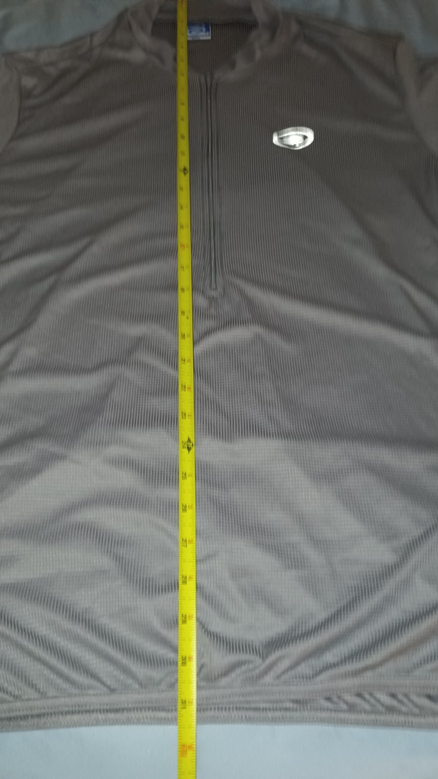 Performance Cycle Jersey Size XXXL Gray Shirt Zip Short Sleeve Adult Top